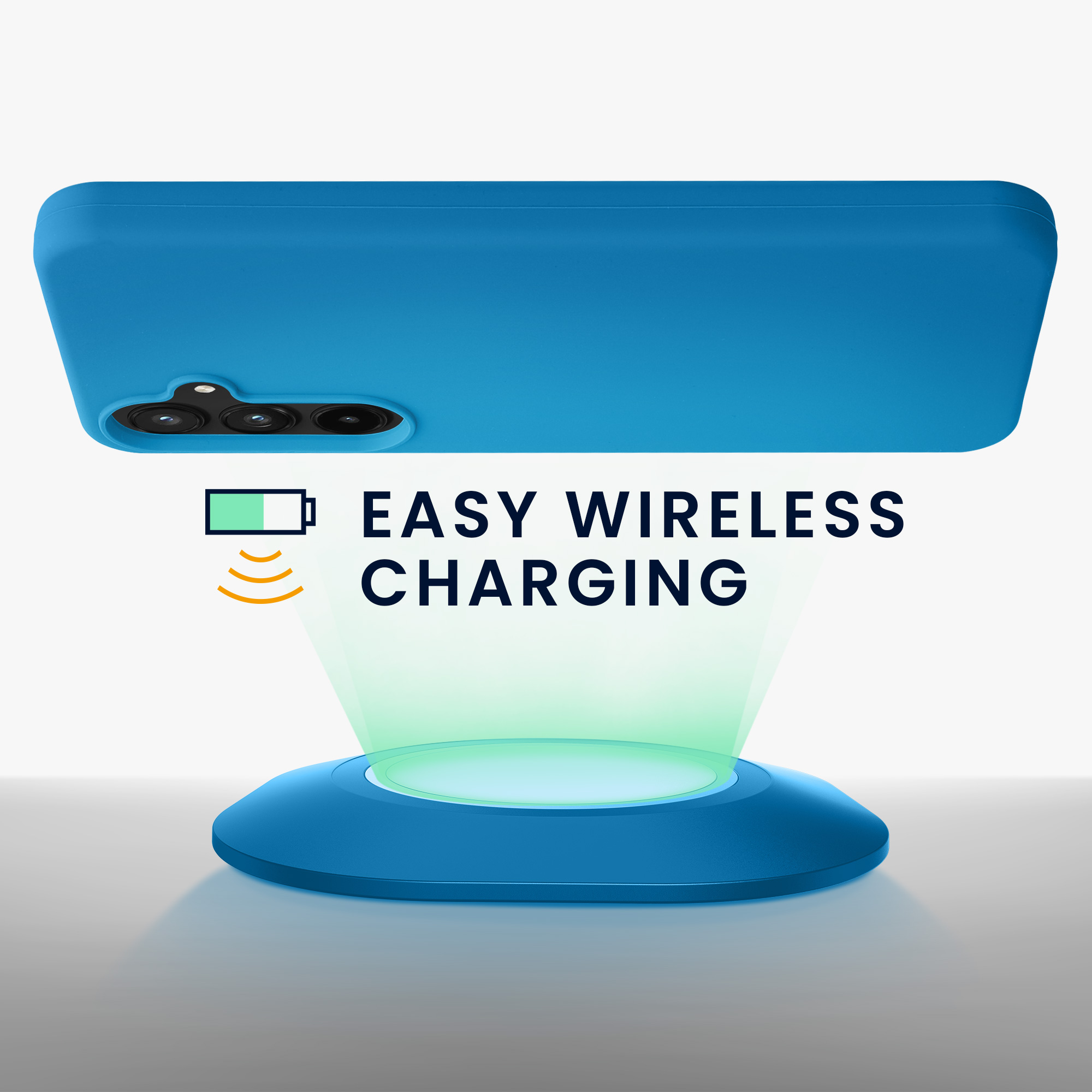 Kryt na mobil Samsung Galaxy A55 5G kwmobile TPU Karibská modrá