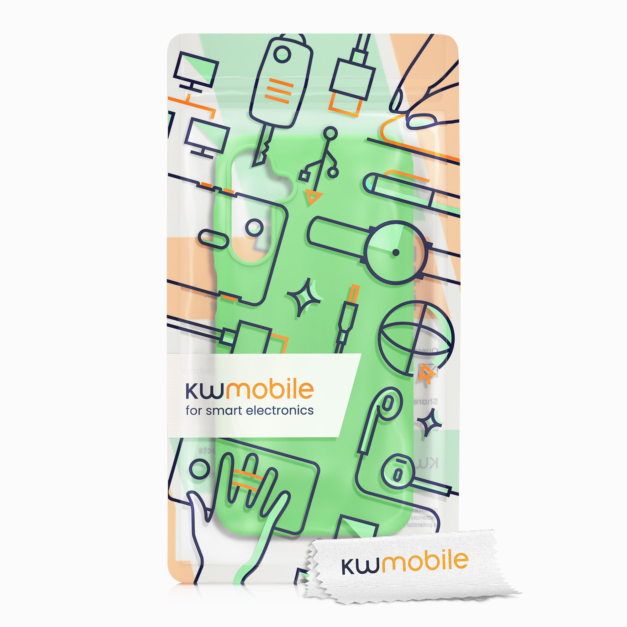 Kryt na mobil Samsung Galaxy A15 5G kwmobile TPU Limetková zelená