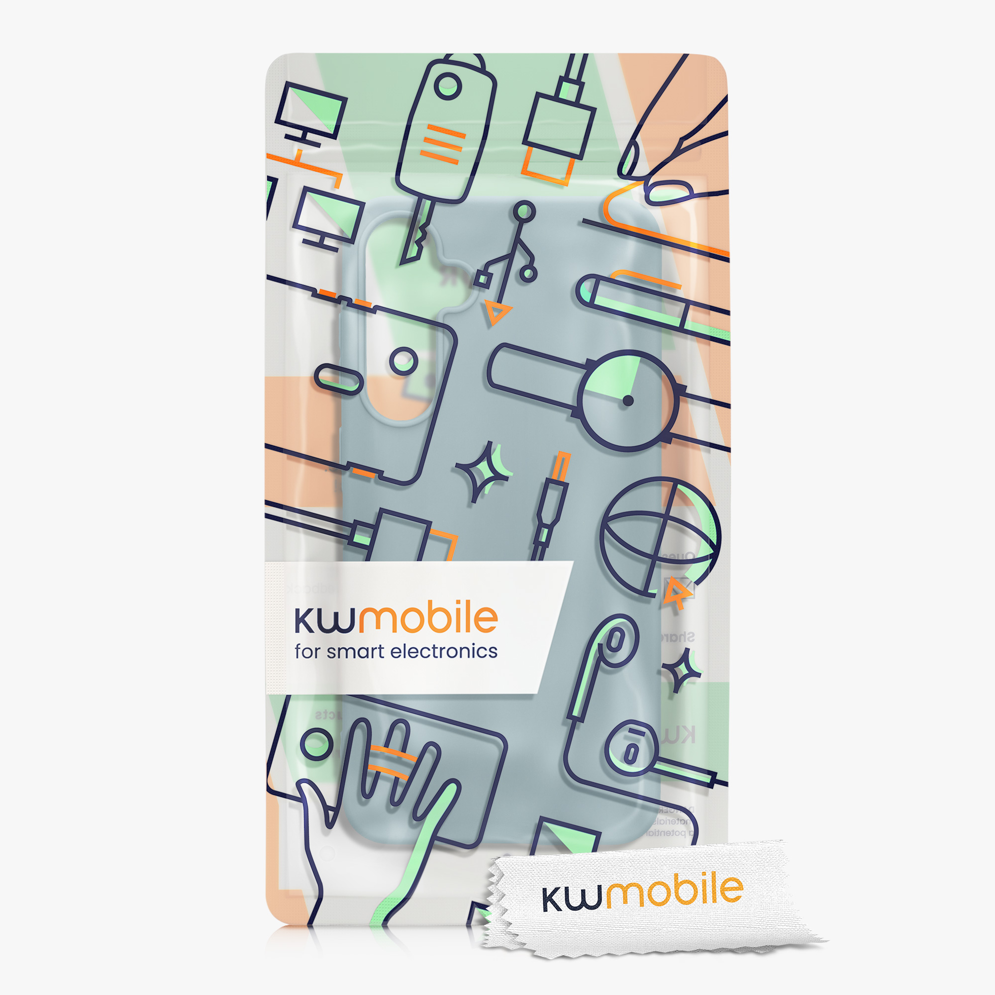 Kryt na mobil Samsung Galaxy A55 5G kwmobile TPU Antický kámen
