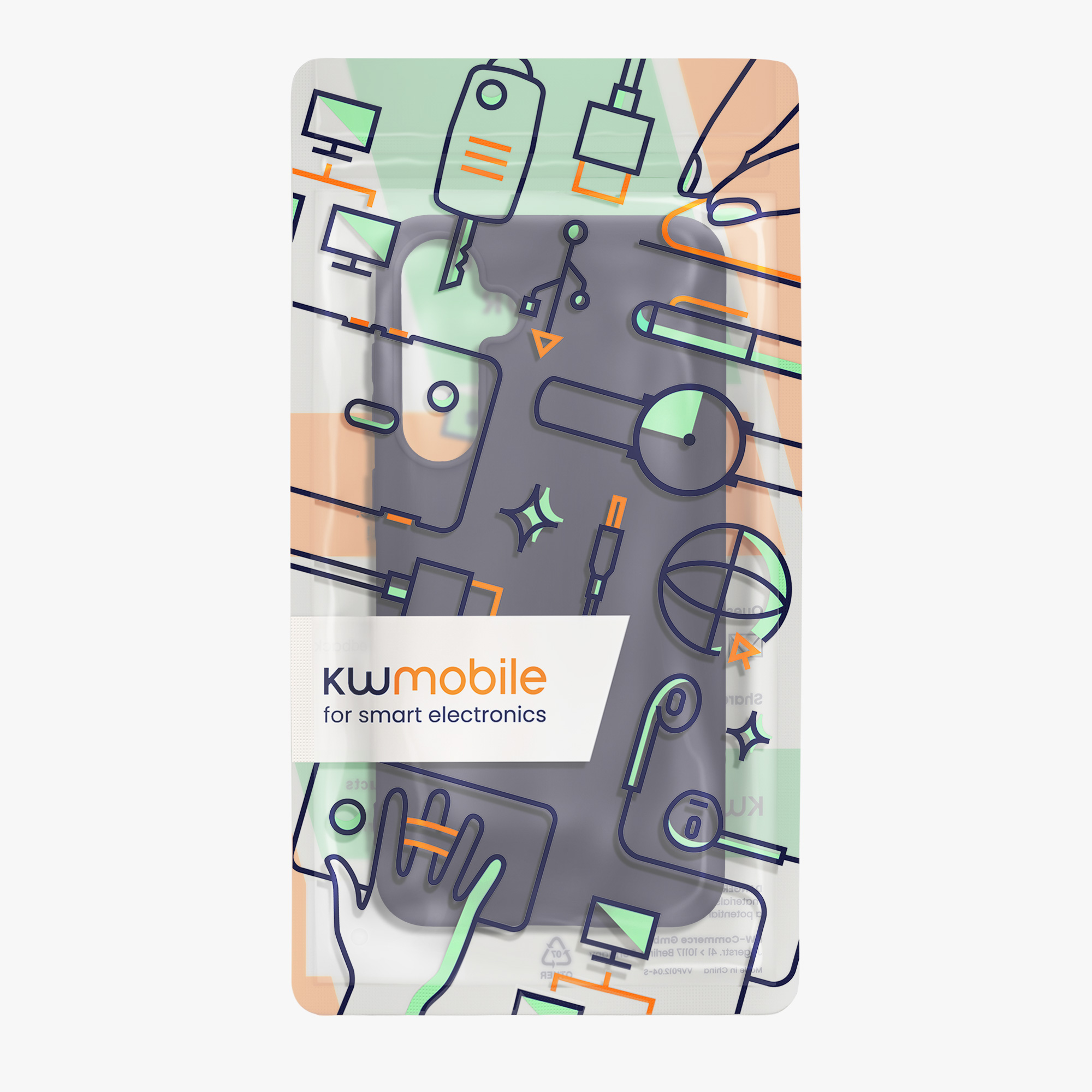Kryt na mobil Samsung Galaxy A55 5G kwmobile TPU Hluboký oceán