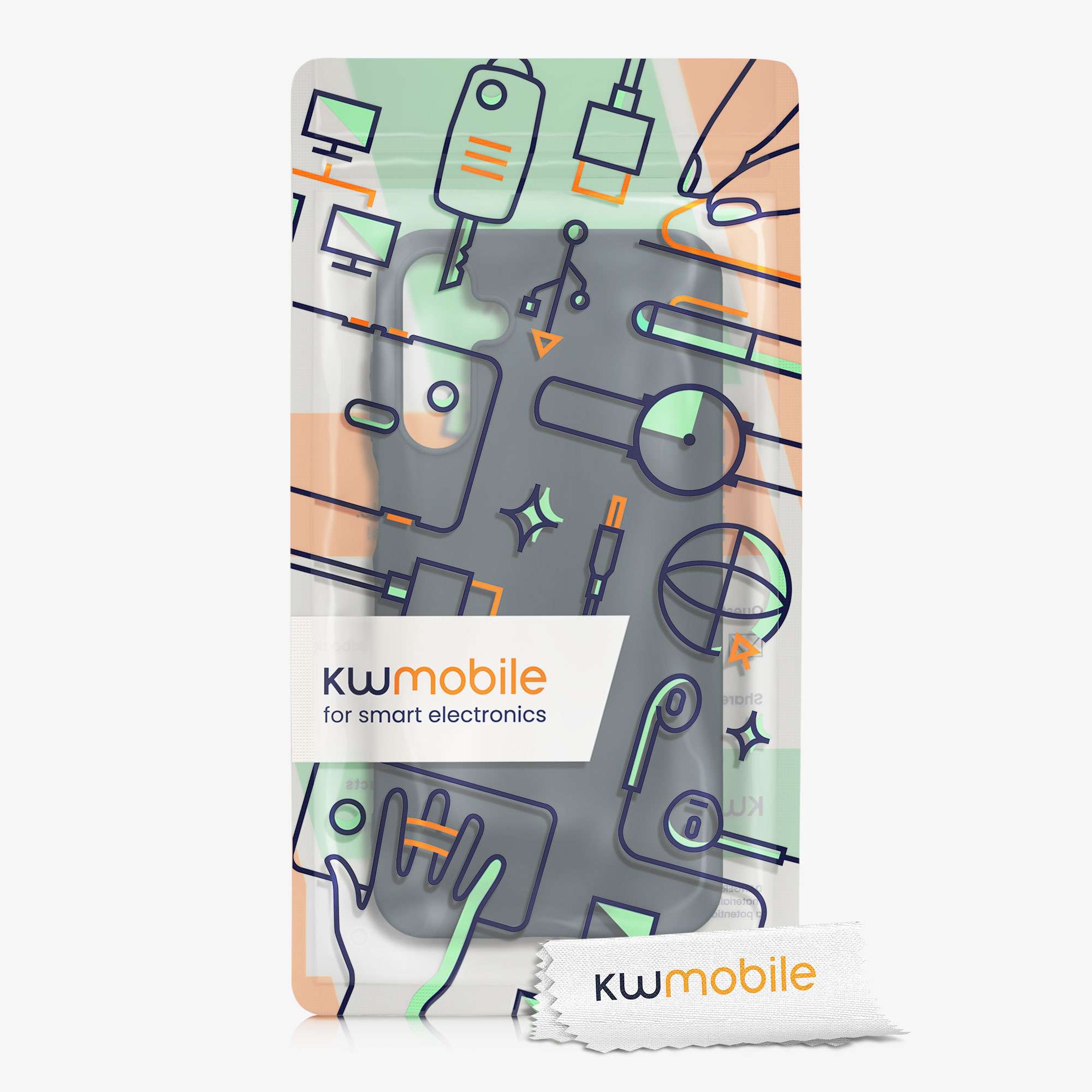 Kryt na mobil Samsung Galaxy A15 5G kwmobile TPU Tmavě břidlicová
