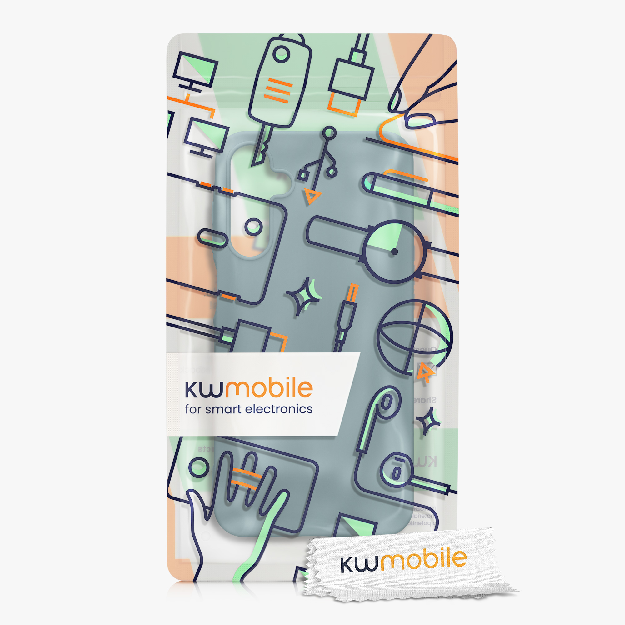 Kryt na mobil Samsung Galaxy A15 5G kwmobile TPU Arktická noc
