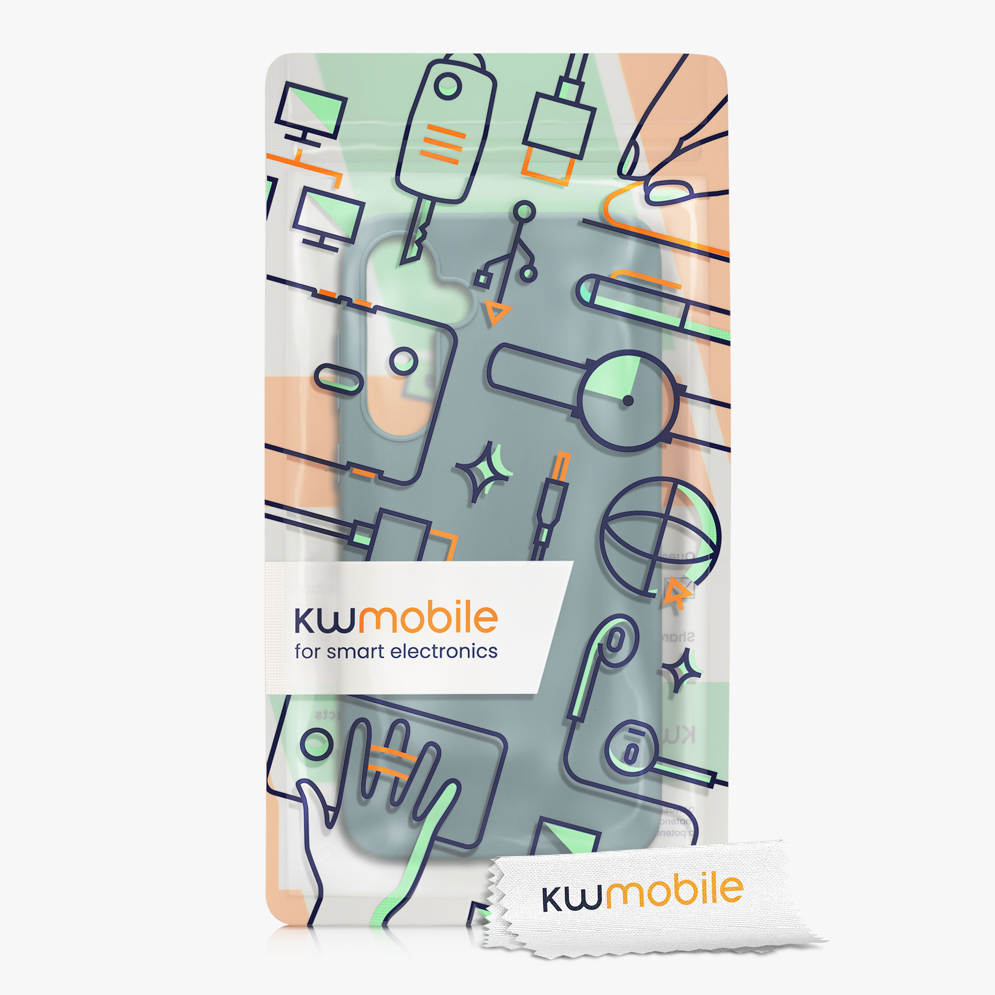 Kryt na mobil Samsung Galaxy A35 kwmobile TPU Arctic Night