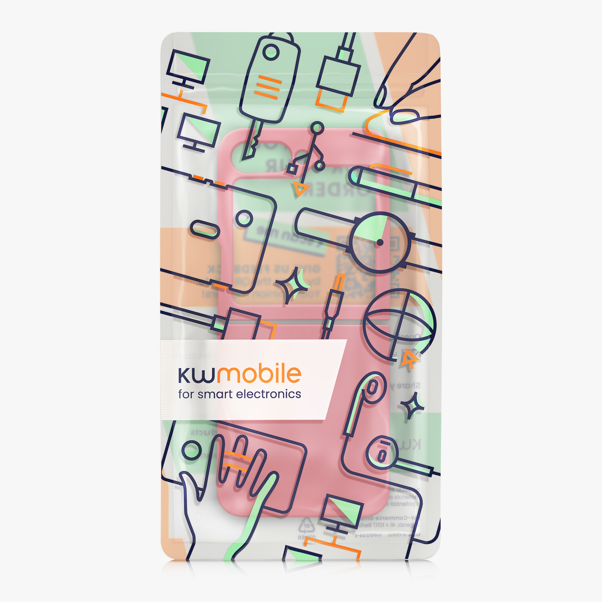 Kryt kwmobile pro Samsung Galaxy Z Flip6 - tmavě růžová