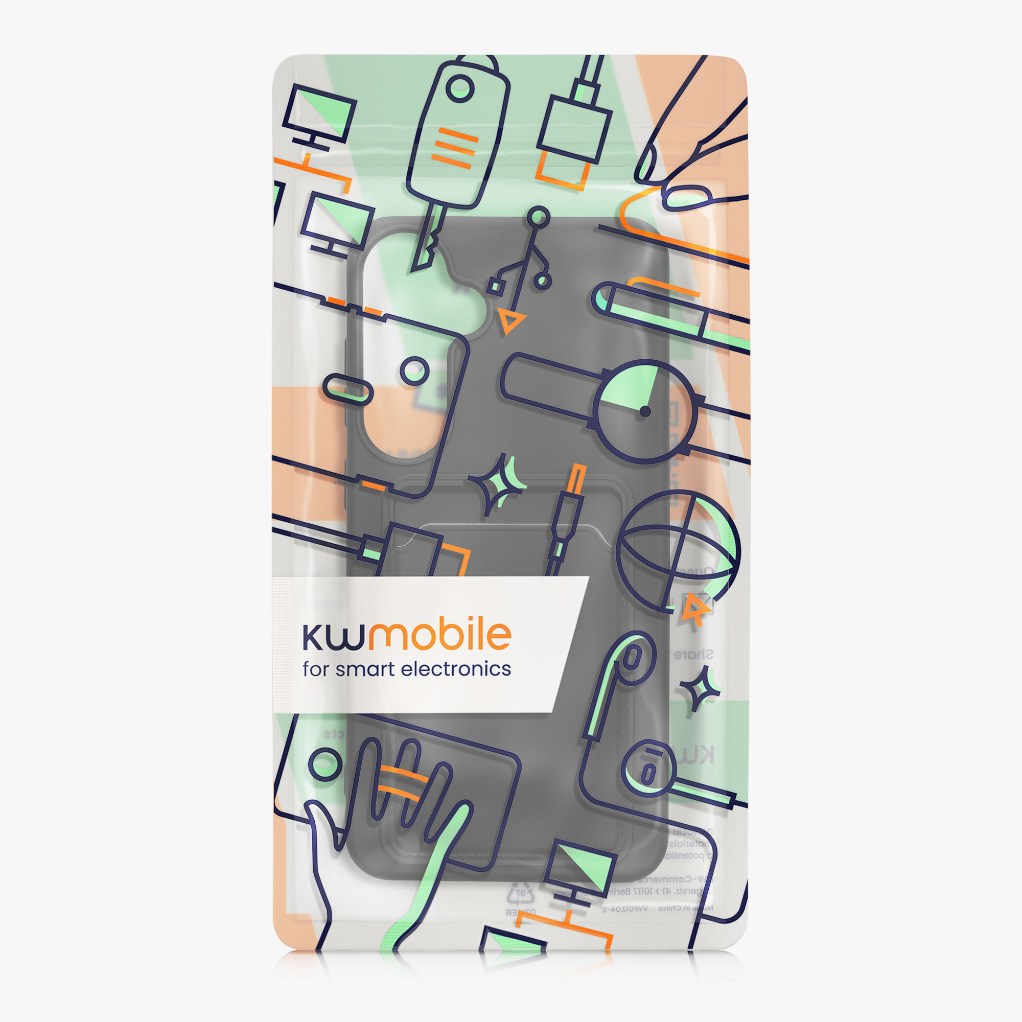 Kryt se stojánkem Samsung Galaxy S24 Plus kwmobile černá