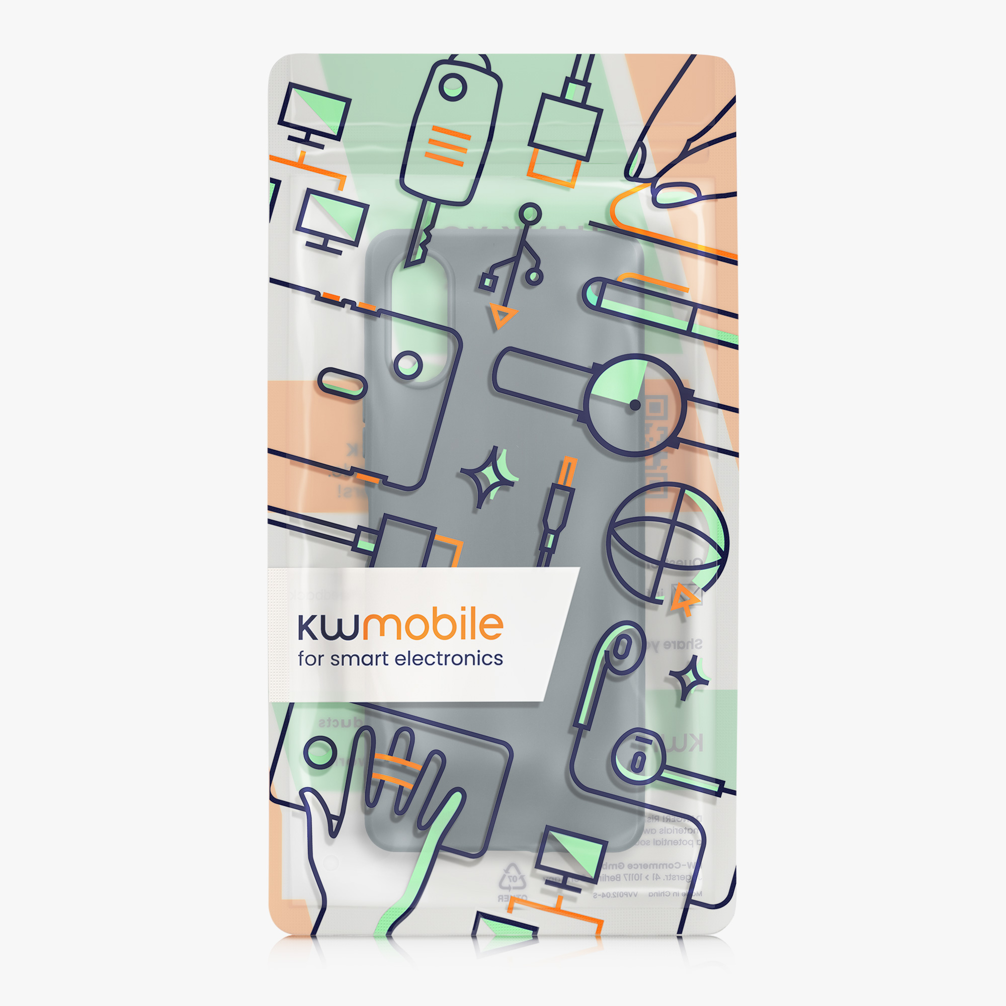Kryt na mobil kwmobile - Sony Xperia 10 VI - tmavě břidlicová