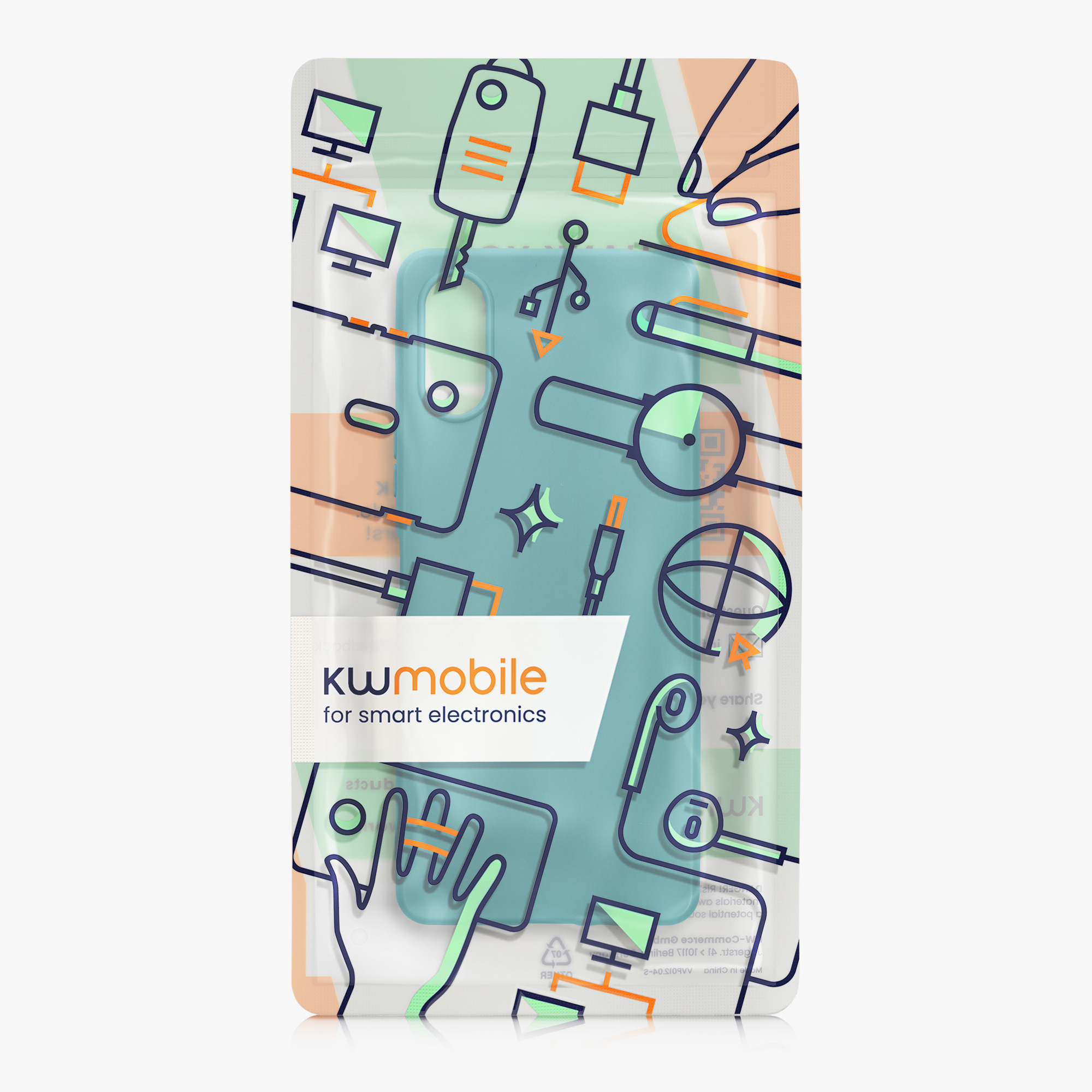 Kryt na mobil kwmobile - Sony Xperia 10 VI - matná petrolejová