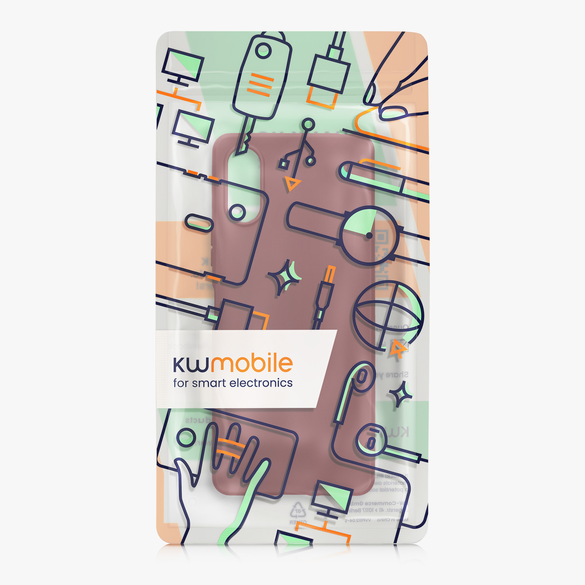 Kryt na mobil kwmobile - Sony Xperia 10 VI - vínově fialová