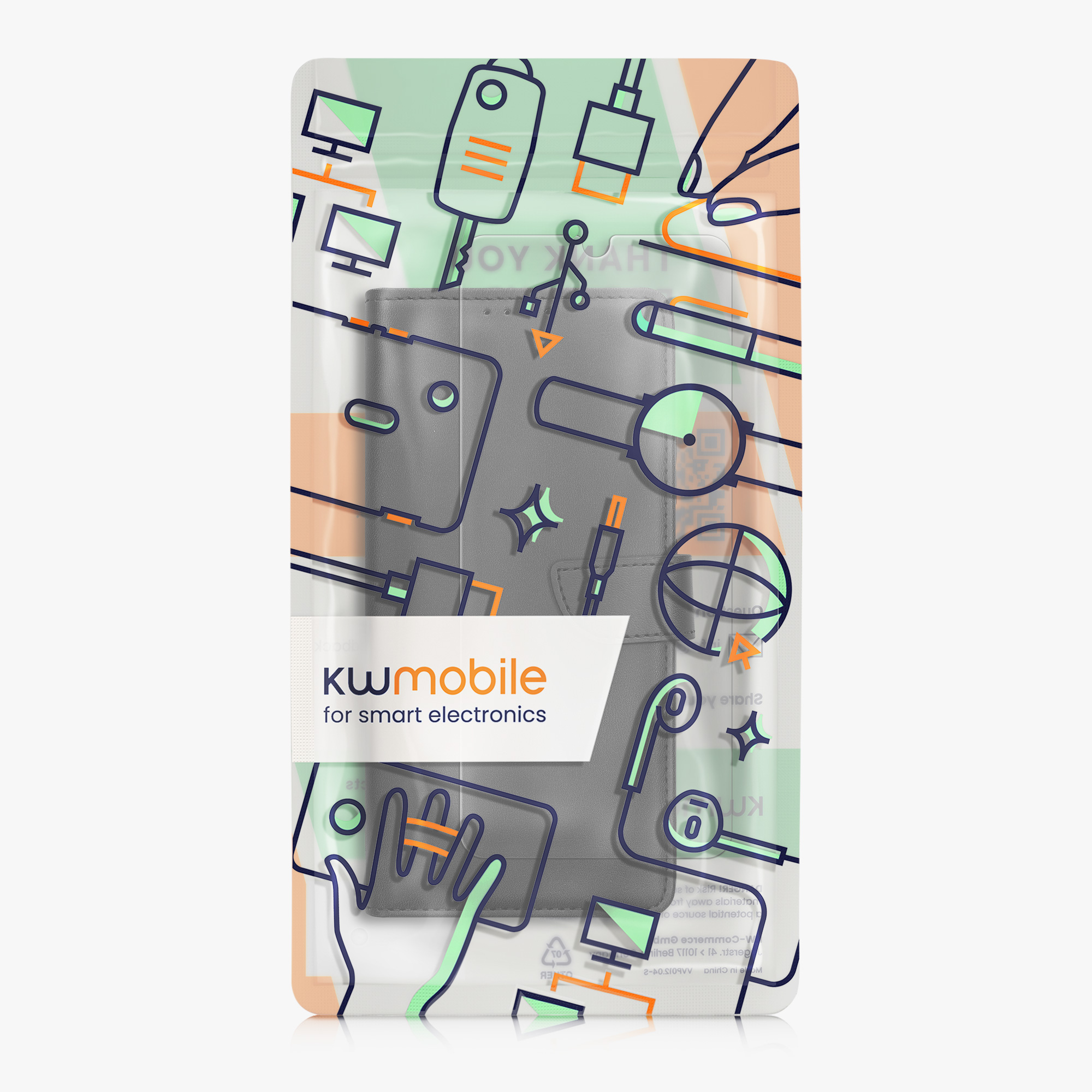 Flipové pouzdro kwmobile pro Samsung Galaxy Xcover7 - černá