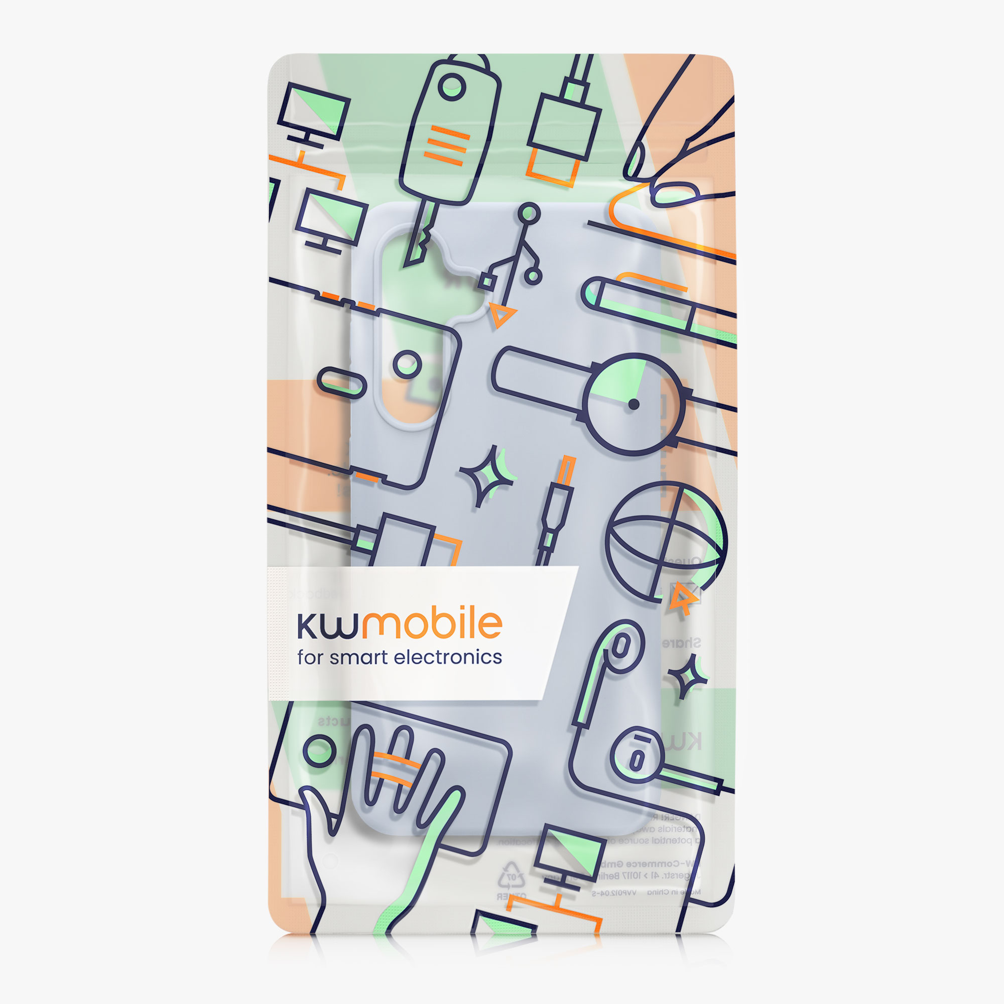 Kryt na mobil Samsung Galaxy S24 FE kwmobile matná světle modrá