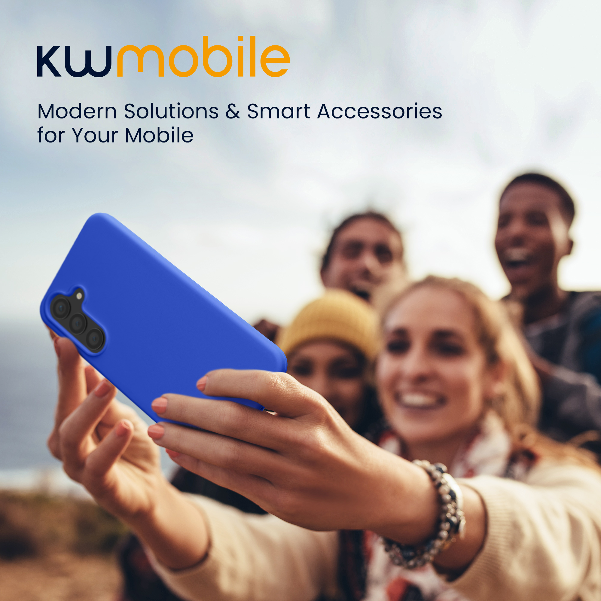 Kryt na mobil Samsung Galaxy S24 FE kwmobile baltsky modrá