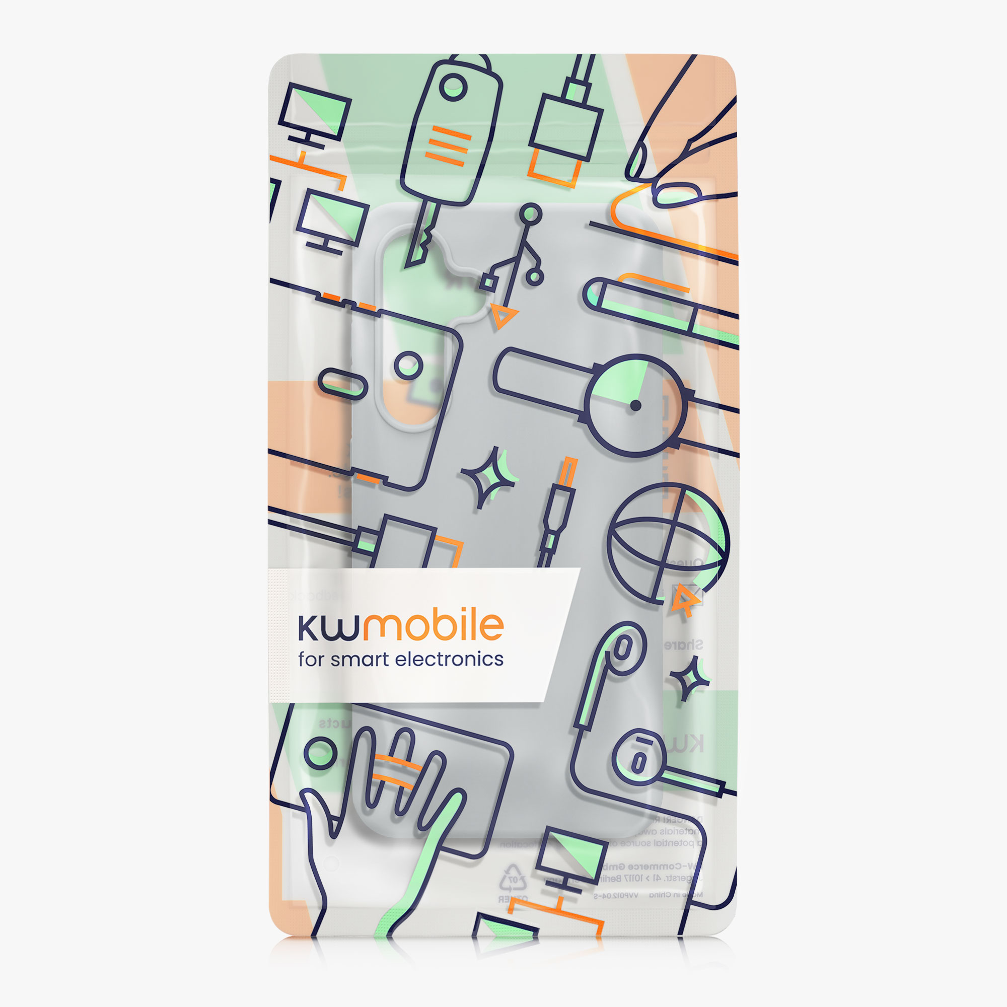 Kryt na mobil Samsung Galaxy S24 FE kwmobile šedá