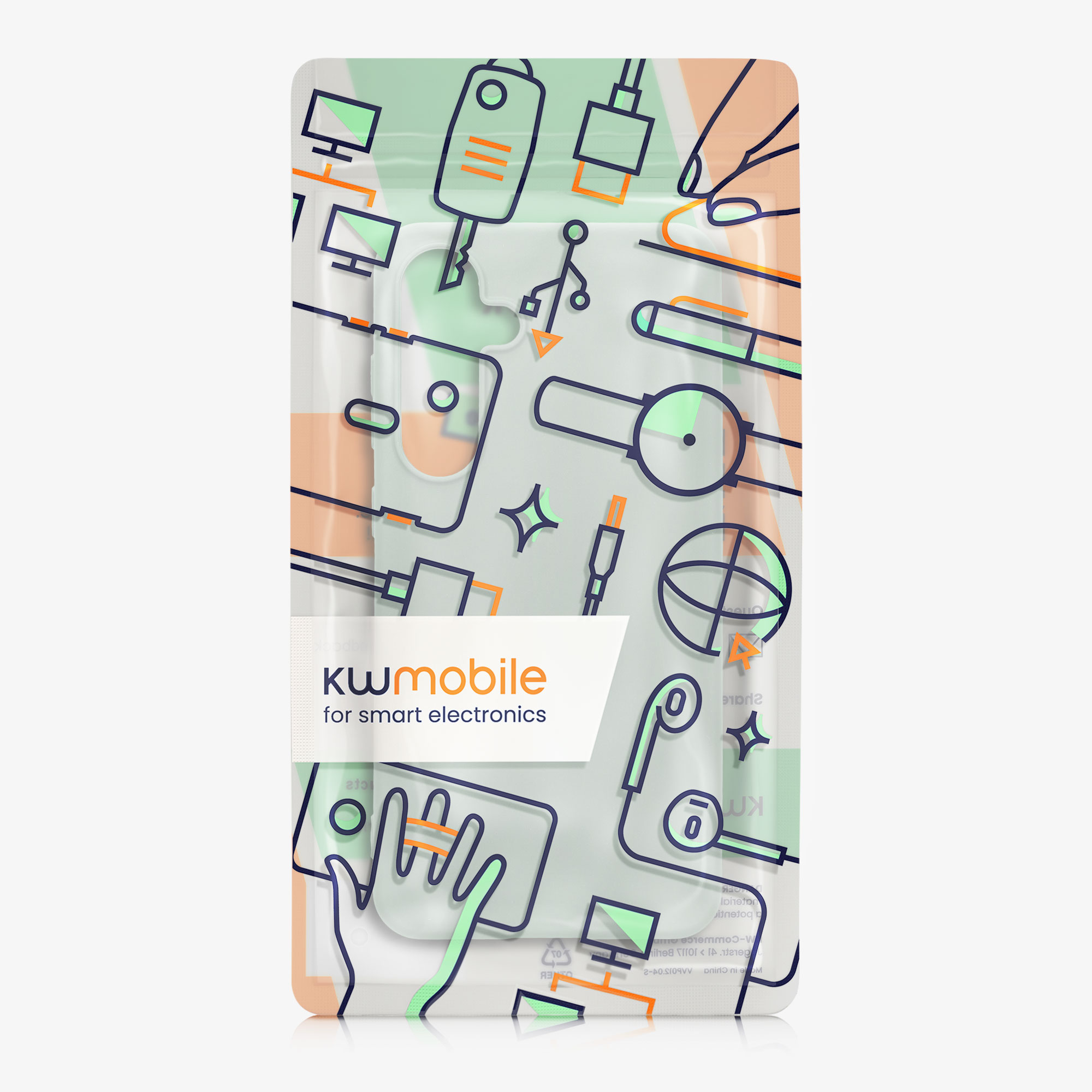Kryt na mobil Samsung Galaxy S24 FE kwmobile mentolová Cool Mint