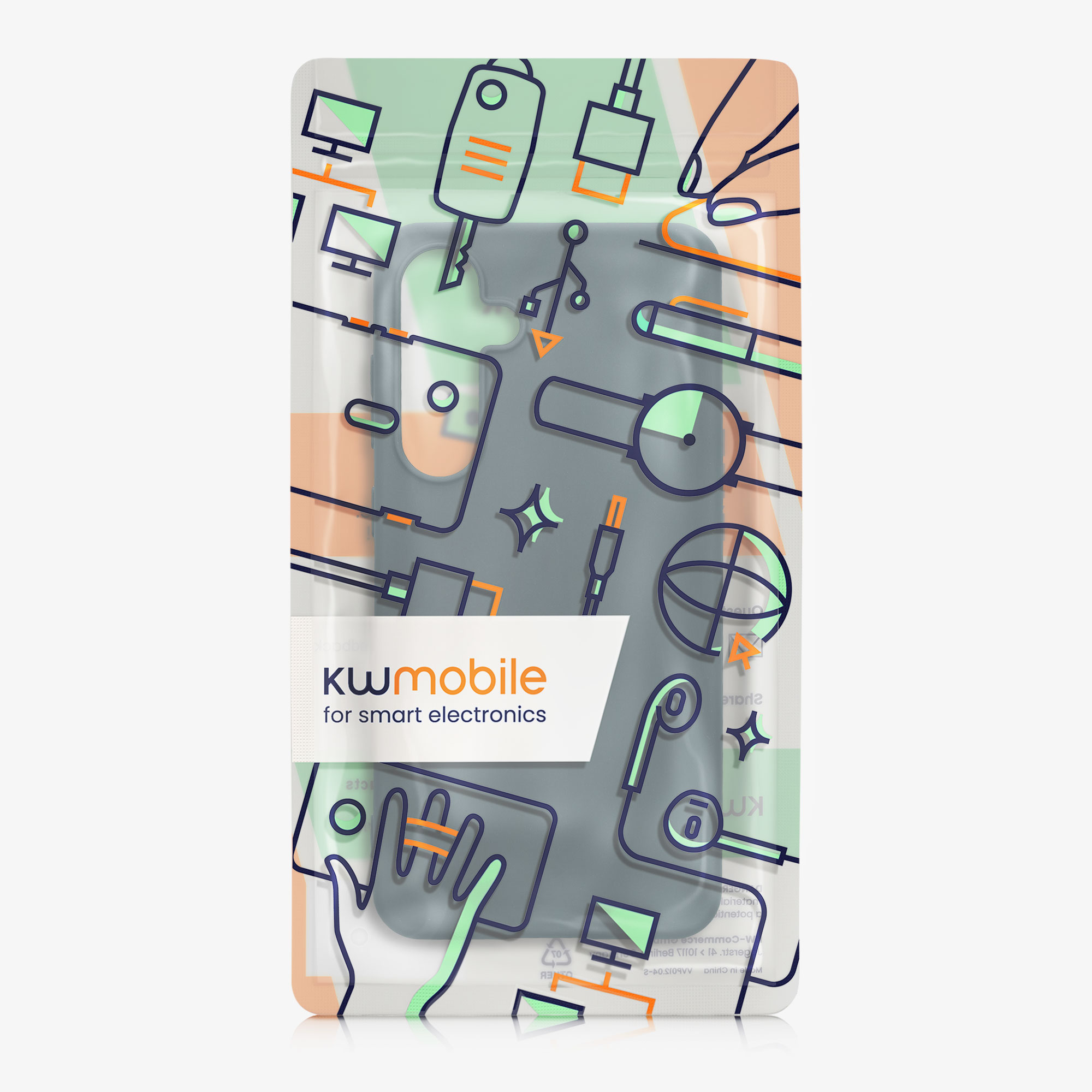Kryt na mobil Samsung Galaxy S24 FE kwmobile tmavě šedá Dark Slate
