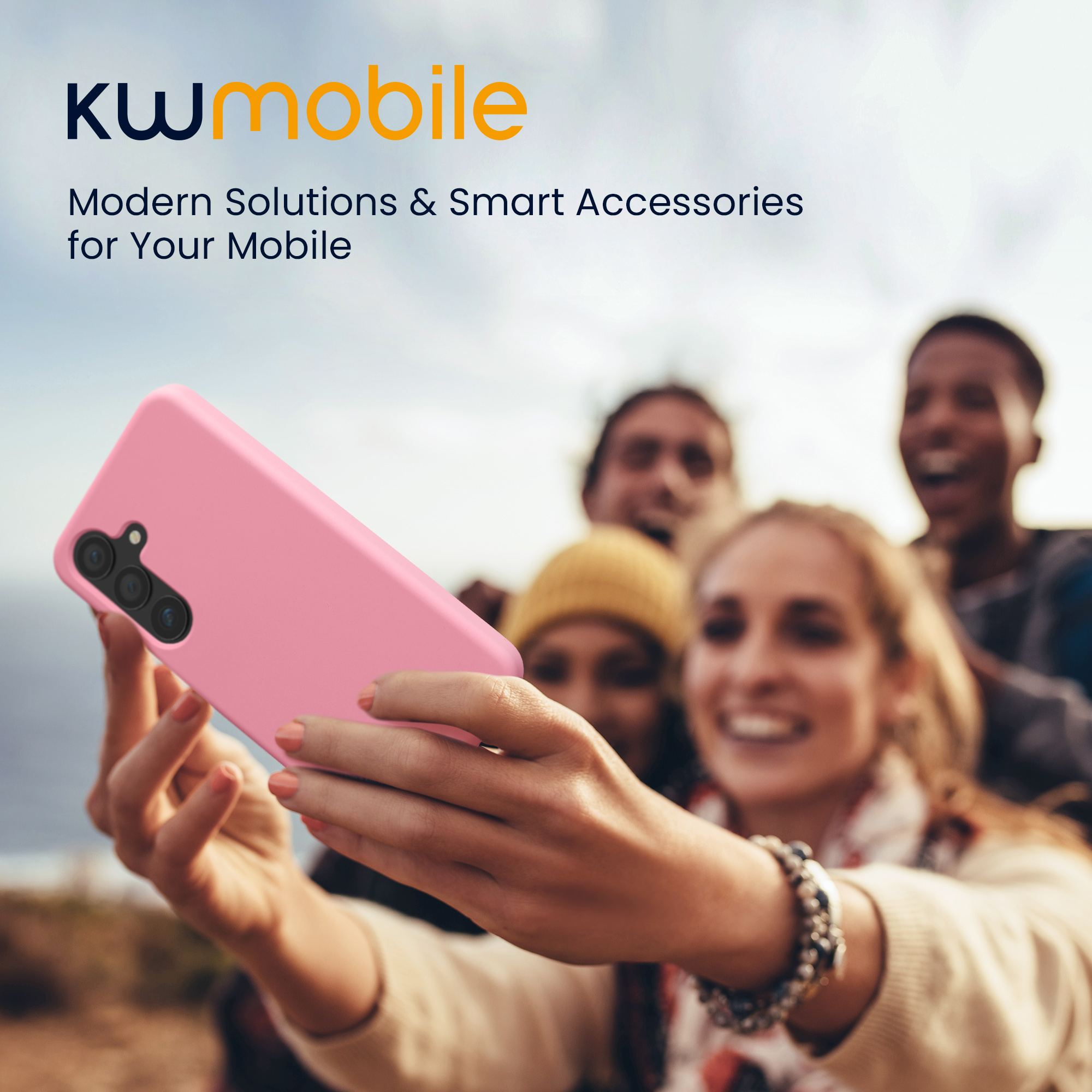 Kryt na mobil Samsung Galaxy S25 kwmobile tmavě růžová Dark Rose