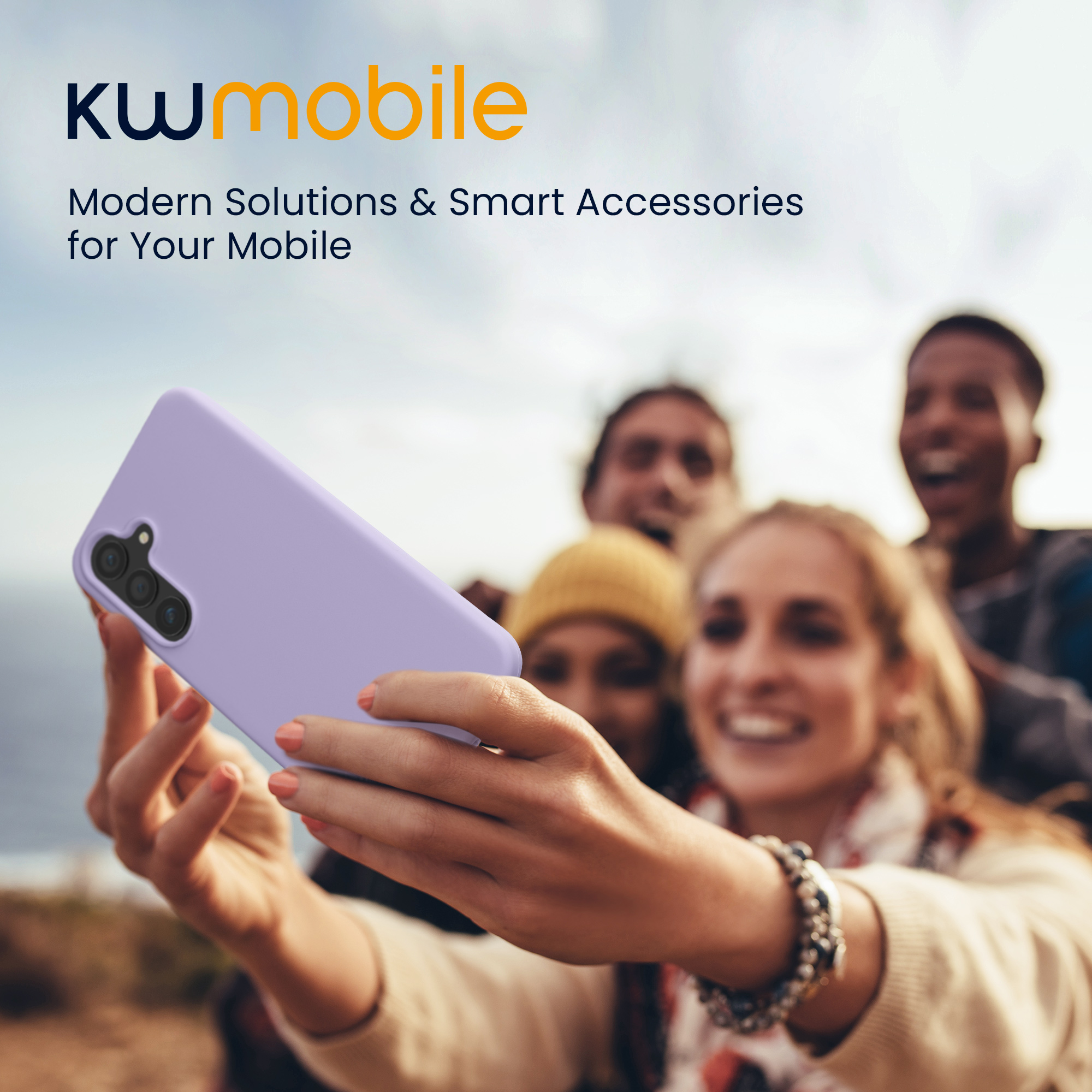 Kryt na mobil Samsung Galaxy S25 Plus kwmobile levandulová