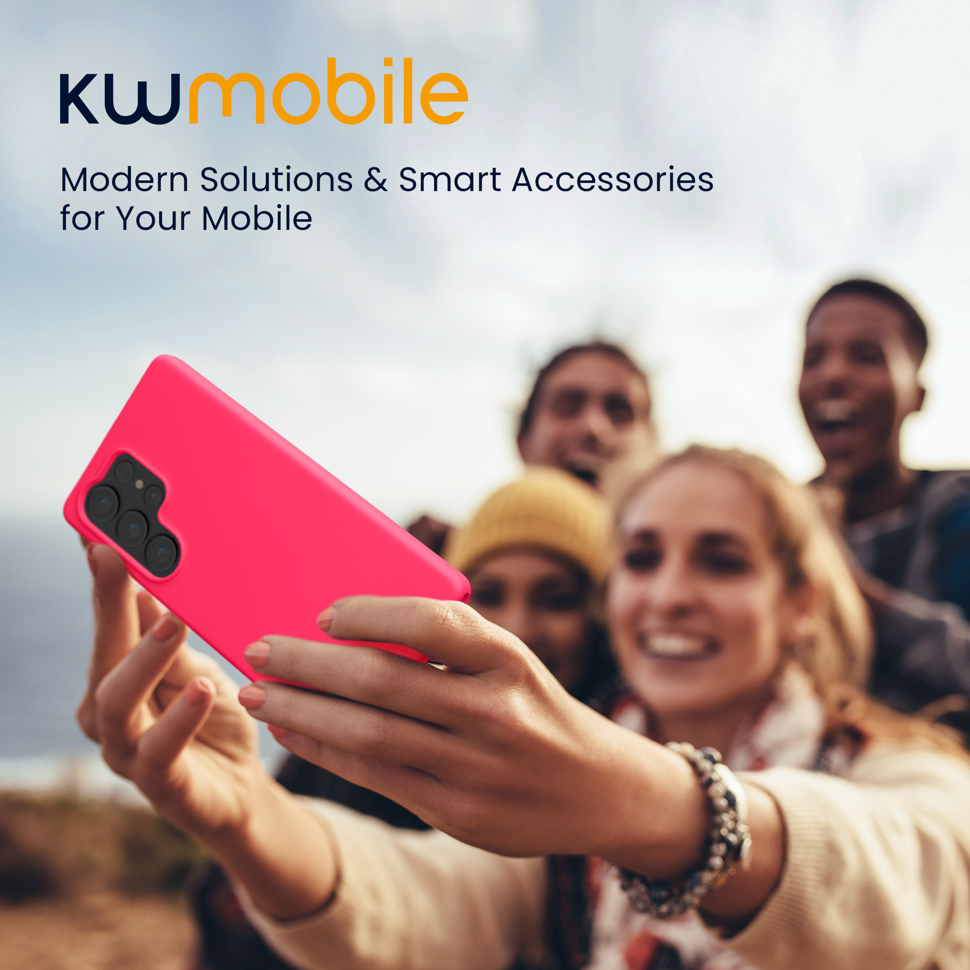 Kryt na mobil Samsung Galaxy S25 Ultra kwmobile neonově růžová
