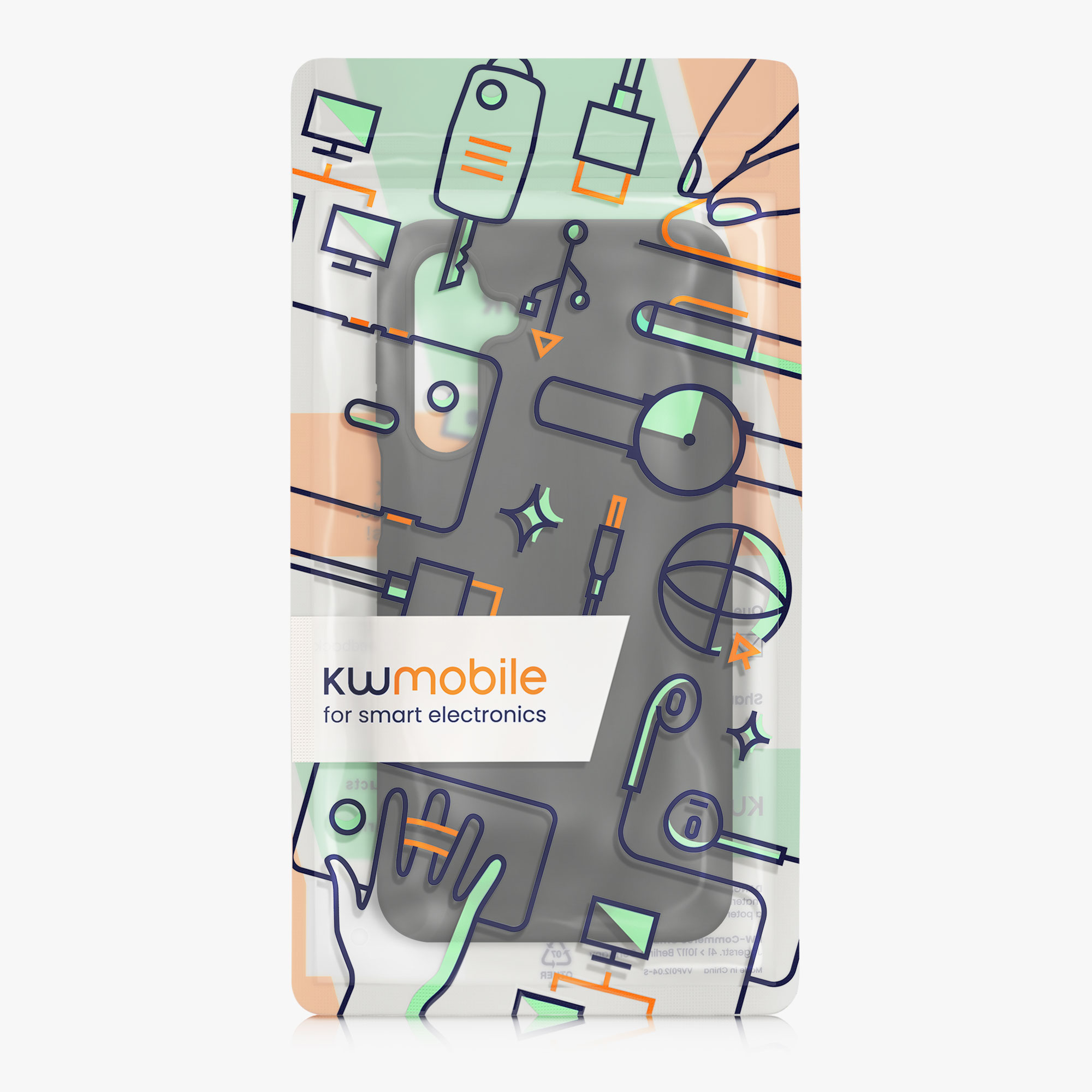 Kryt na mobil Samsung Galaxy A16 5G kwmobile TPU Tmavě šedá
