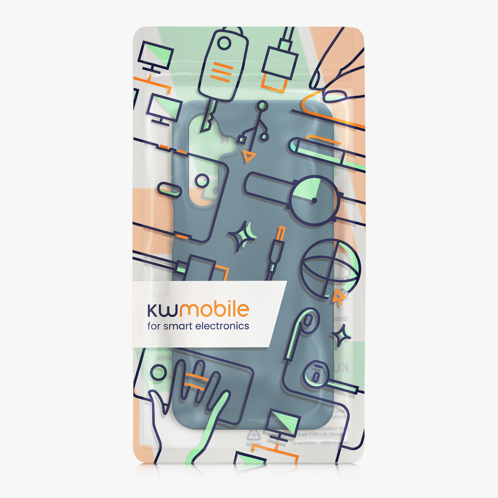 Kryt na mobil Samsung Galaxy A16 5G kwmobile TPU Matná petrolejová