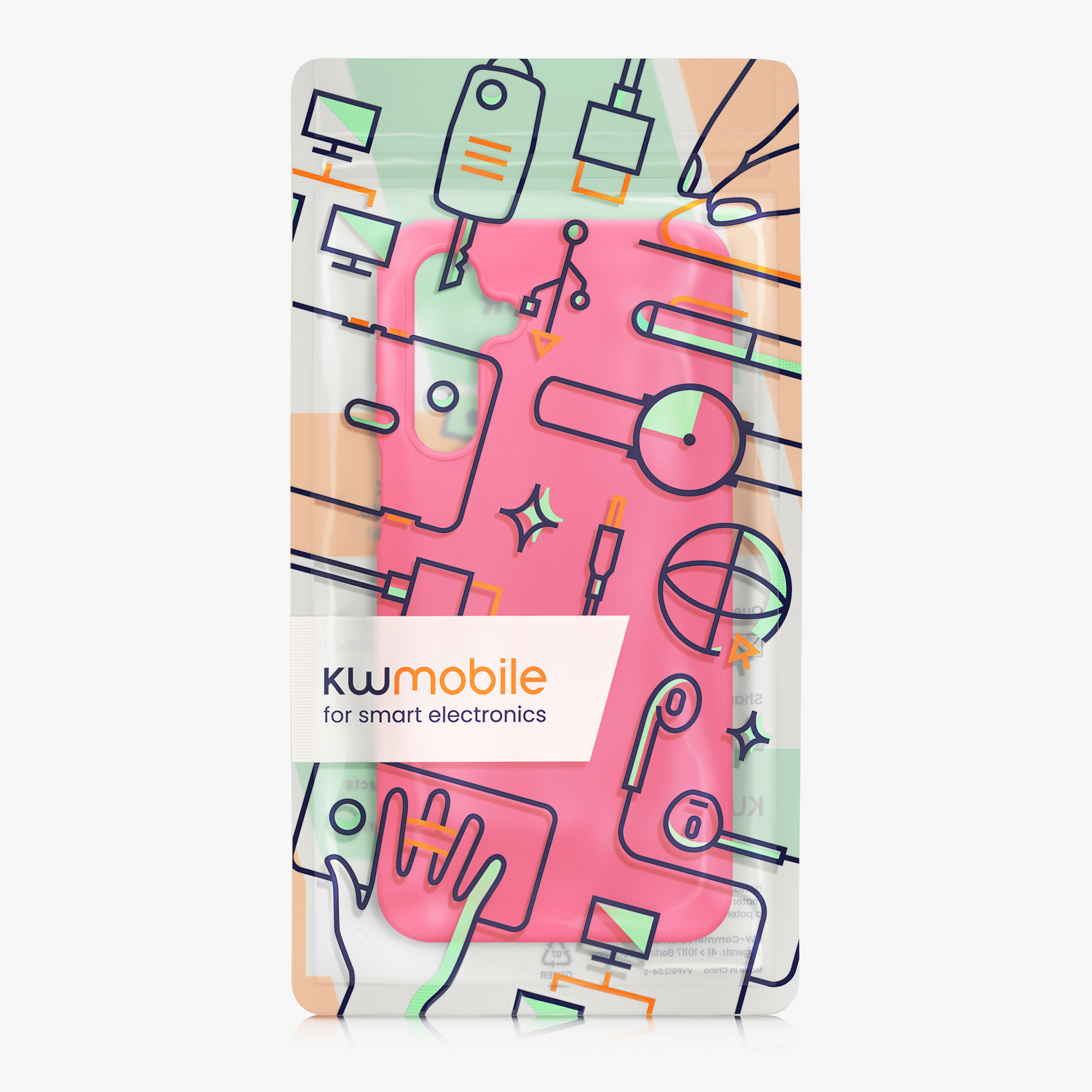 Kryt na mobil Samsung Galaxy A16 5G kwmobile TPU Neonová růžová