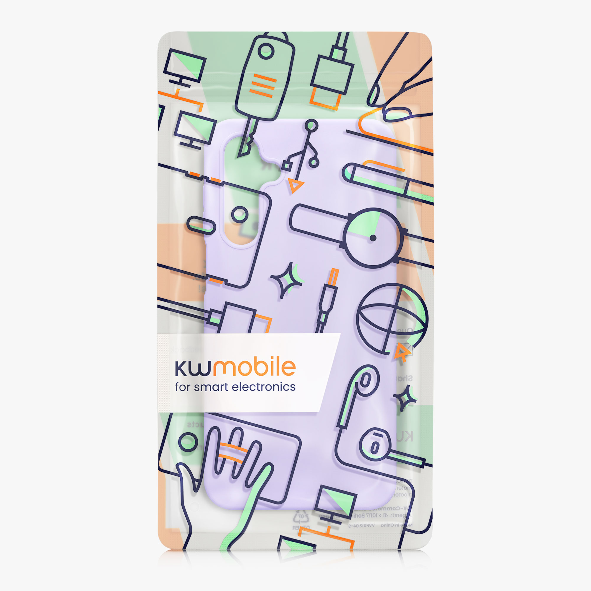 Kryt na mobil Samsung Galaxy A16 5G kwmobile TPU Levandulová