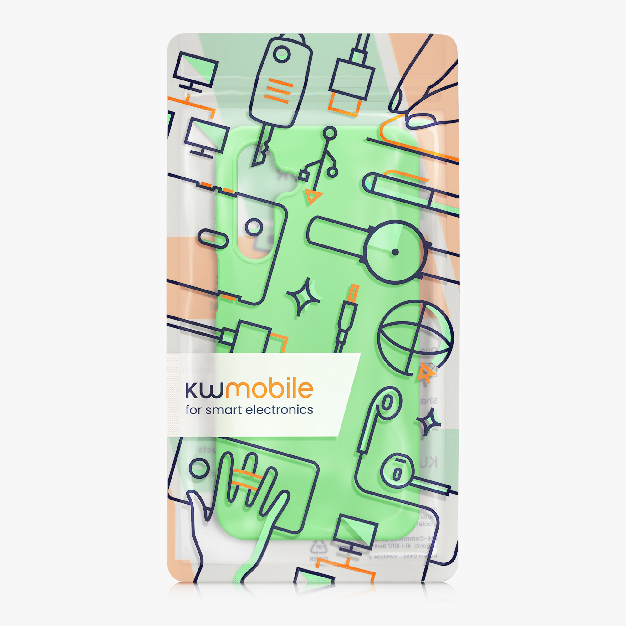 Kryt na mobil Samsung Galaxy A16 5G kwmobile TPU Limetková zelená