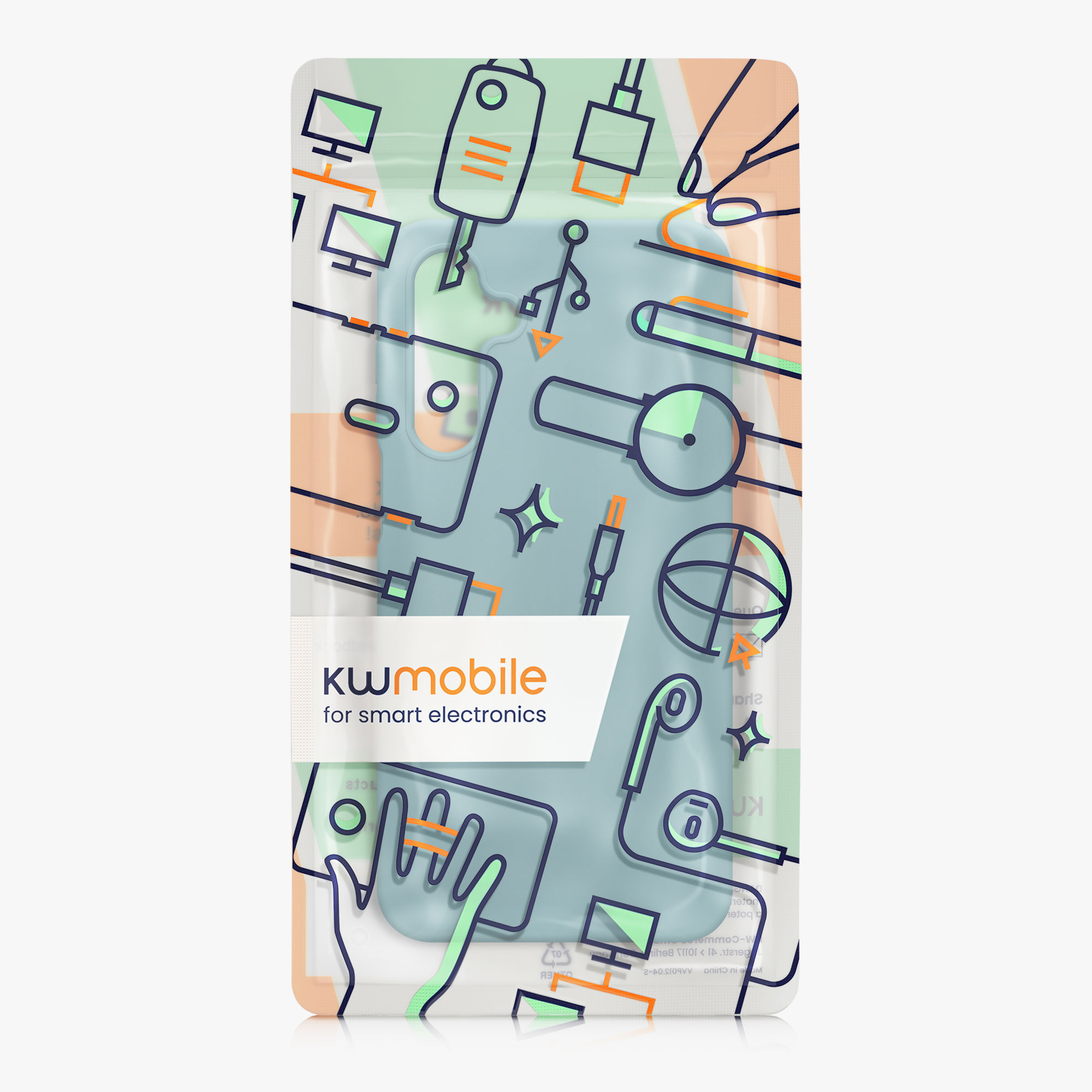 Kryt na mobil Samsung Galaxy A16 5G kwmobile TPU Arktická noc