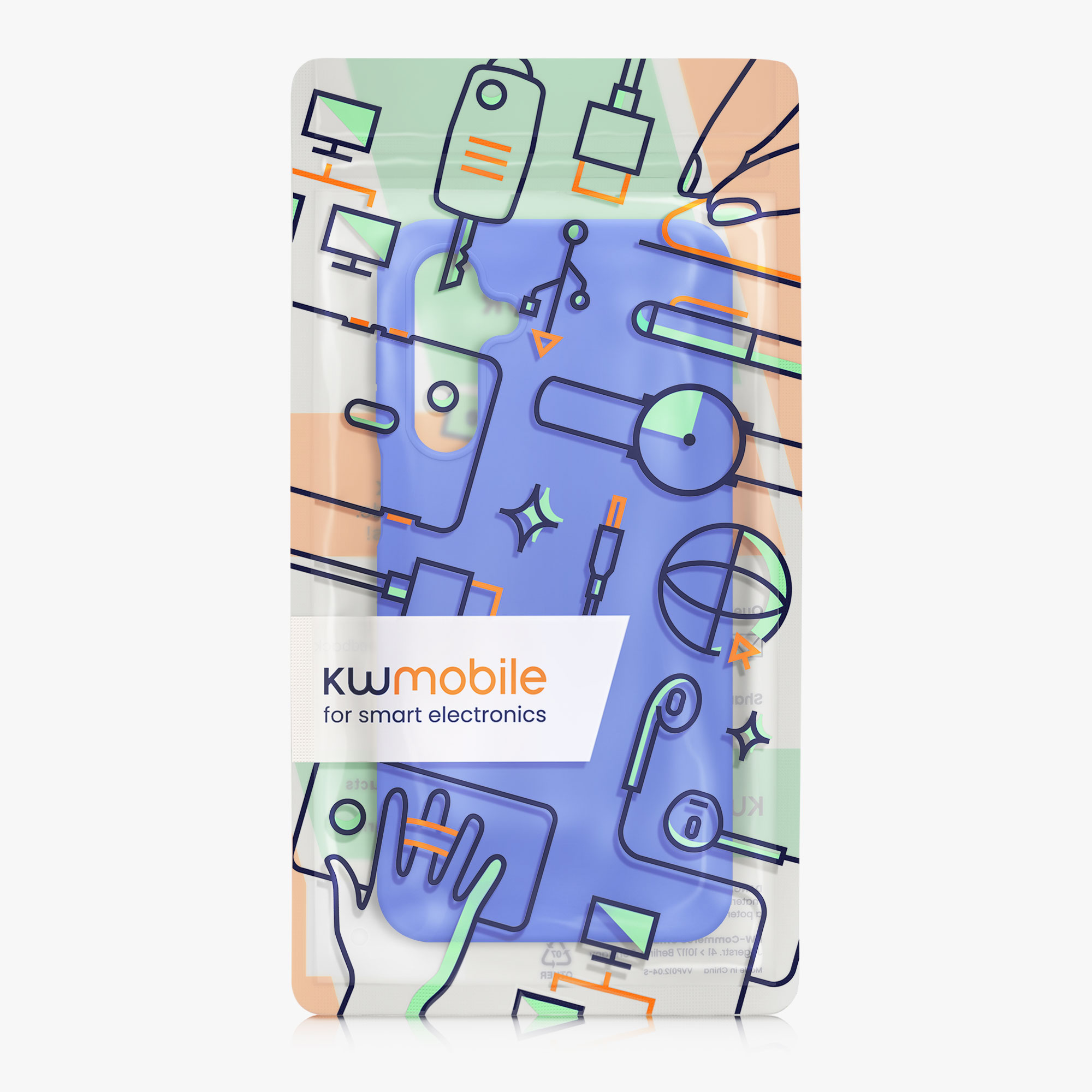Kryt na mobil Samsung Galaxy A16 5G kwmobile TPU Baltická modrá