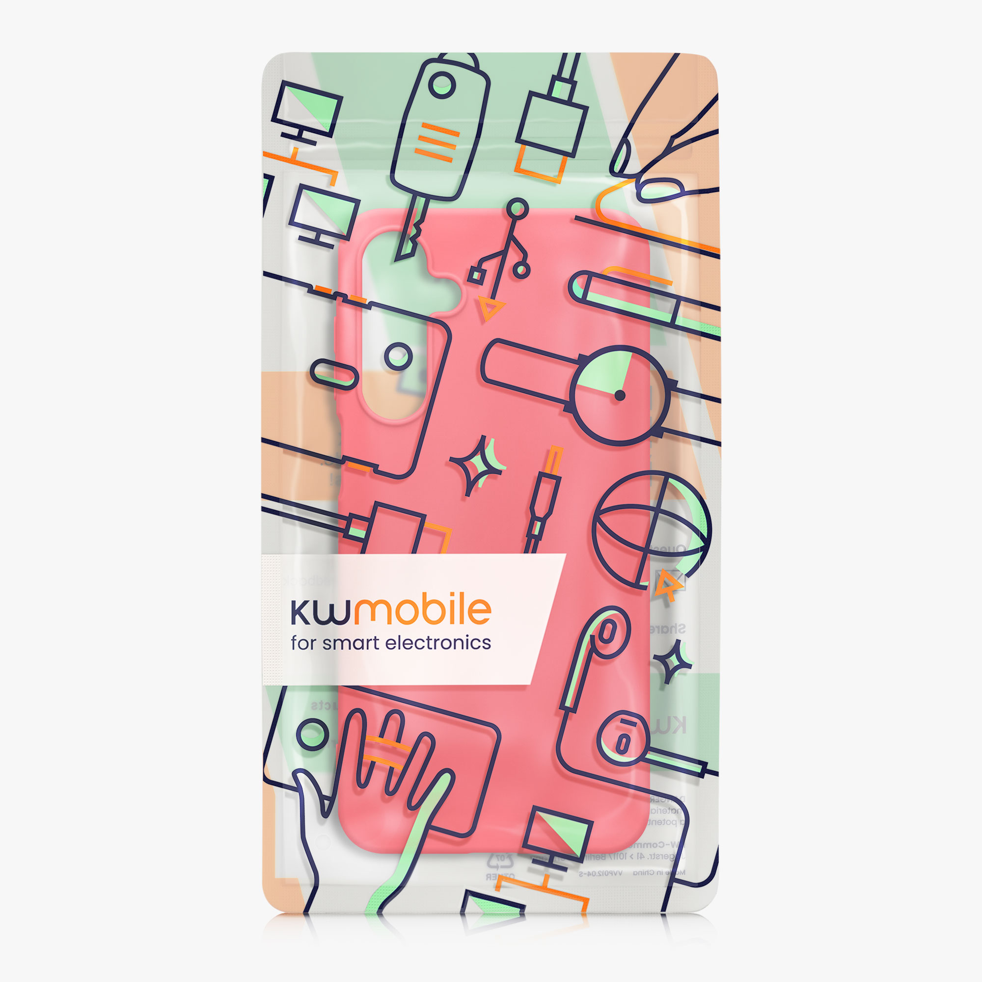 Kryt na mobil Samsung Galaxy A16 5G kwmobile TPU Neonová růžová