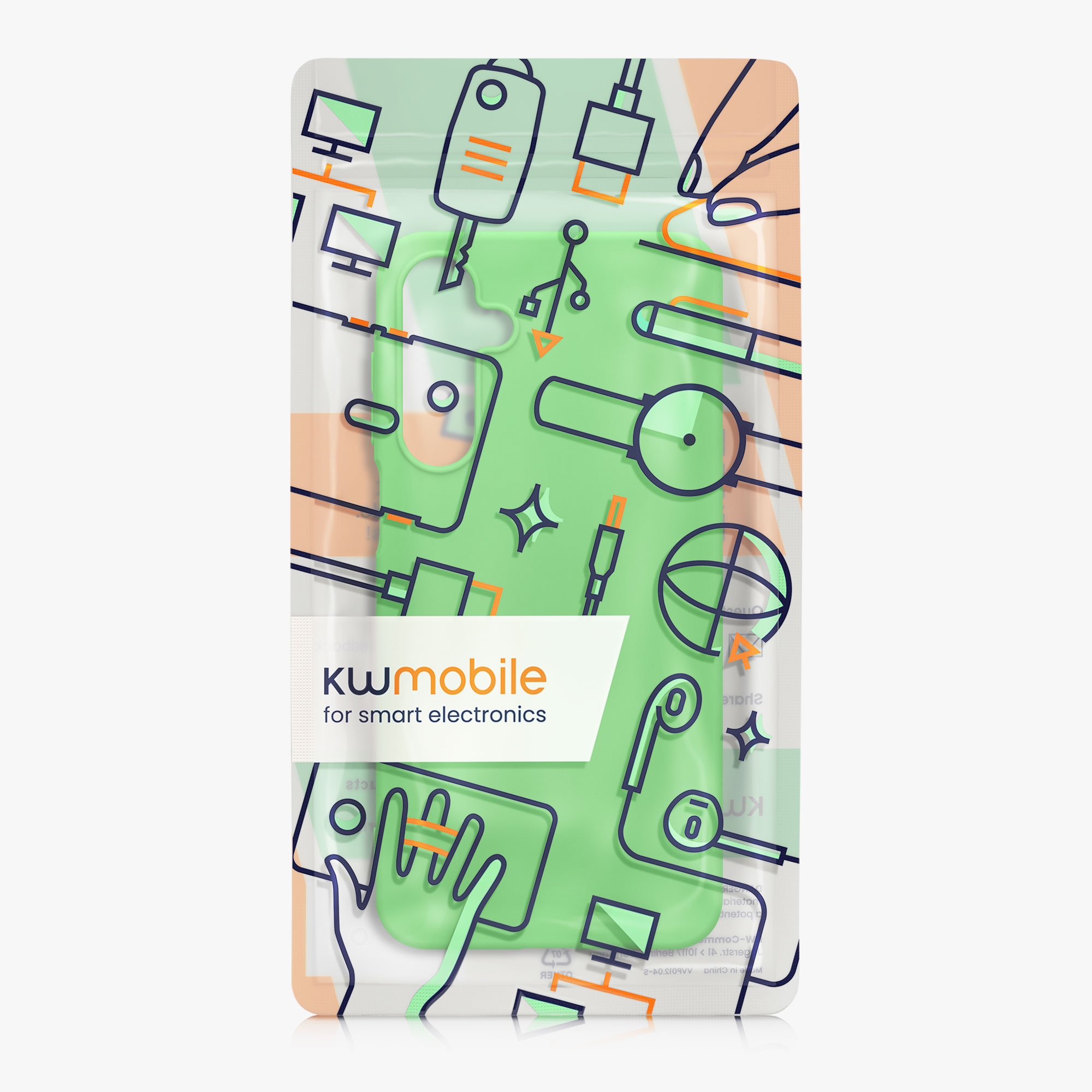 Kryt na mobil Samsung Galaxy A16 5G kwmobile TPU Limetková zelená