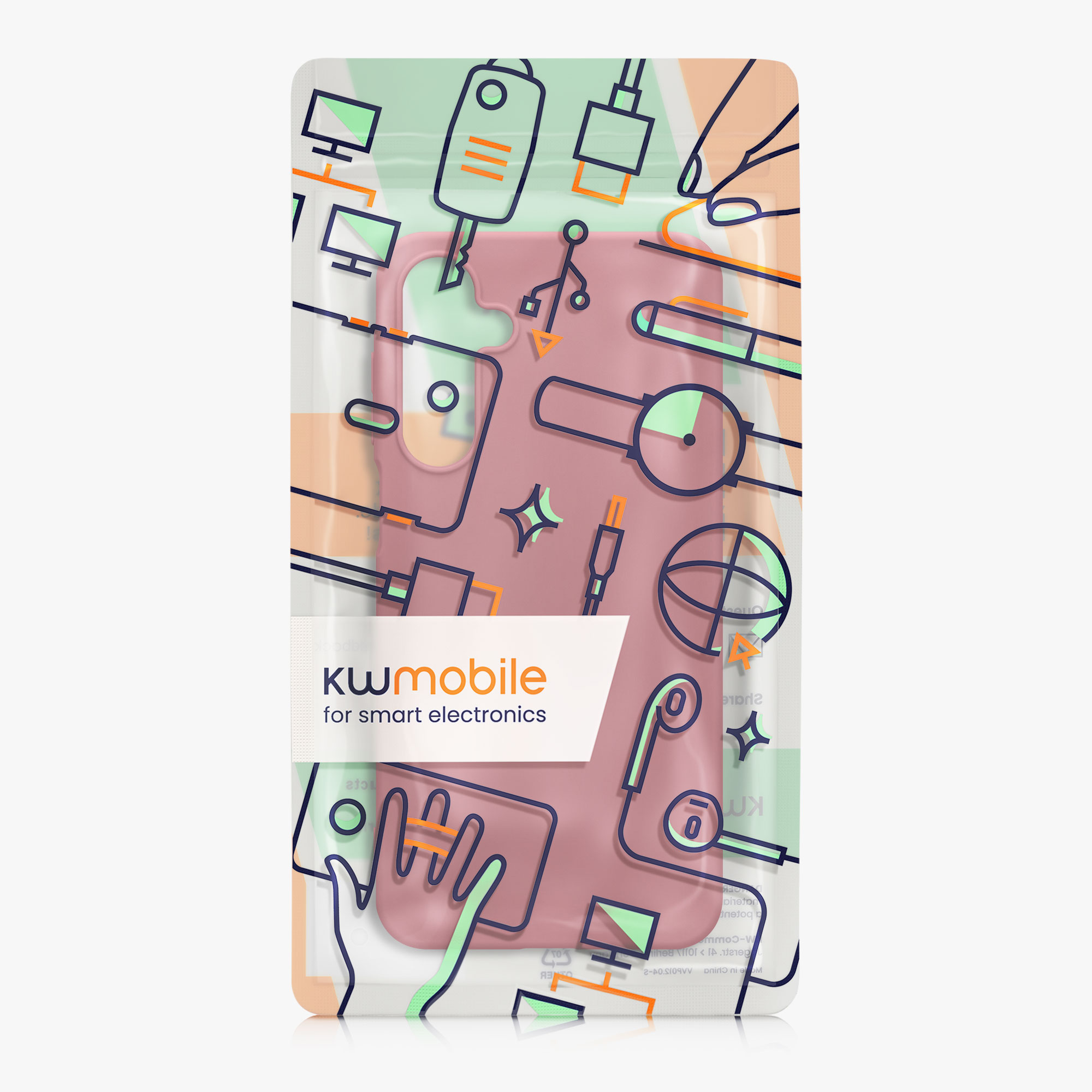 Kryt na mobil Samsung Galaxy A16 5G kwmobile TPU Tmavě růžová