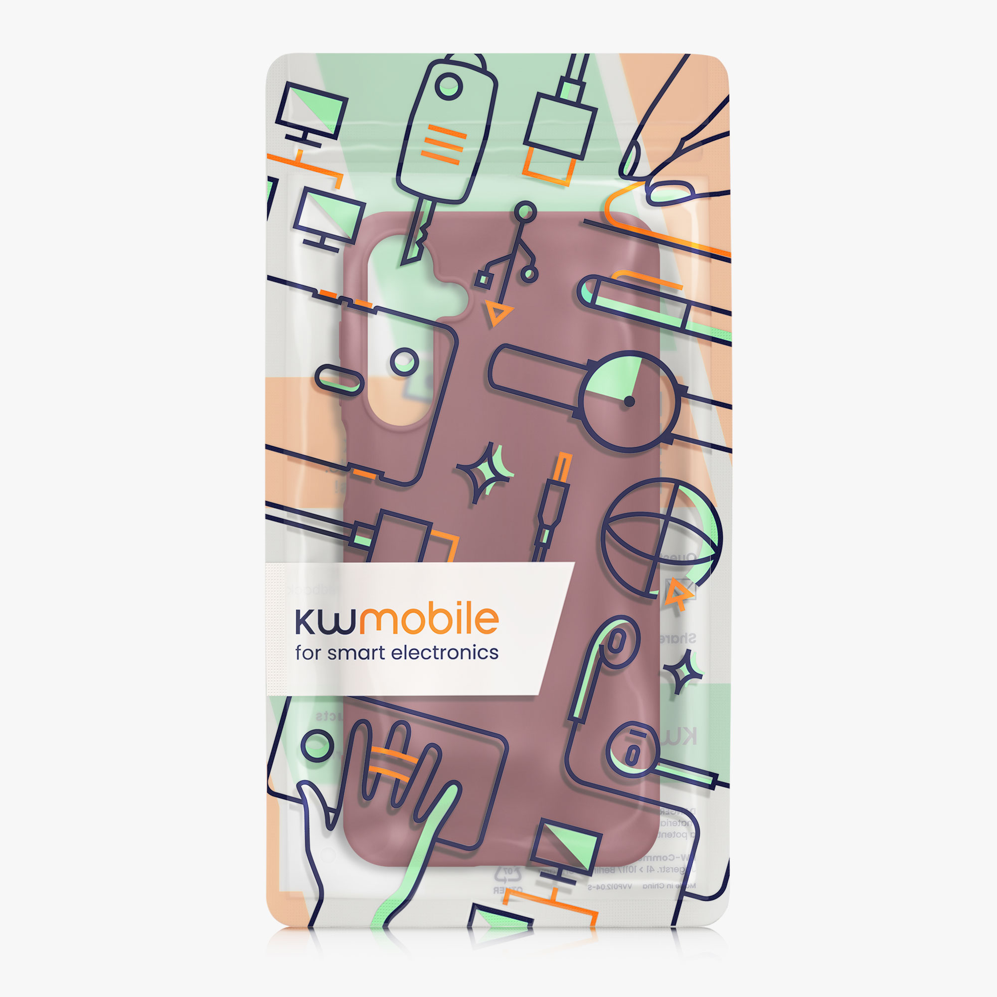 Kryt na mobil Samsung Galaxy A16 5G kwmobile TPU Bordeaux fialová