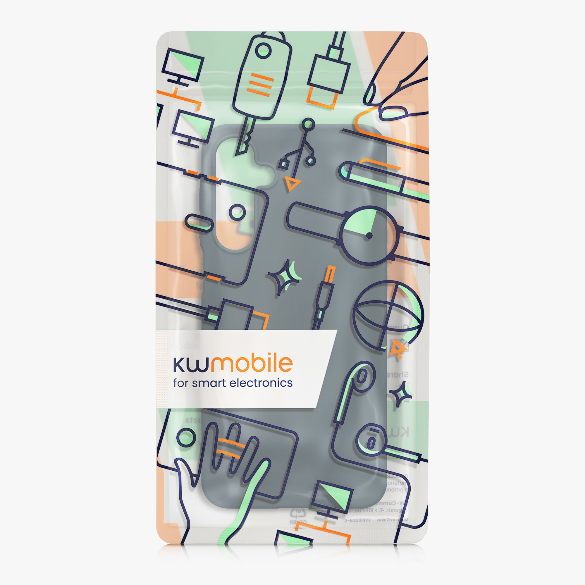 Kryt na mobil Samsung Galaxy A16 5G kwmobile TPU Tmavě břidlicová