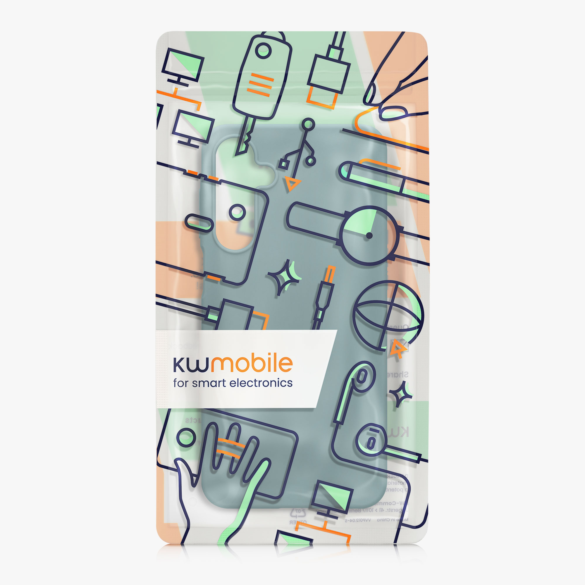Kryt na mobil Samsung Galaxy A16 5G kwmobile TPU Arctic Night