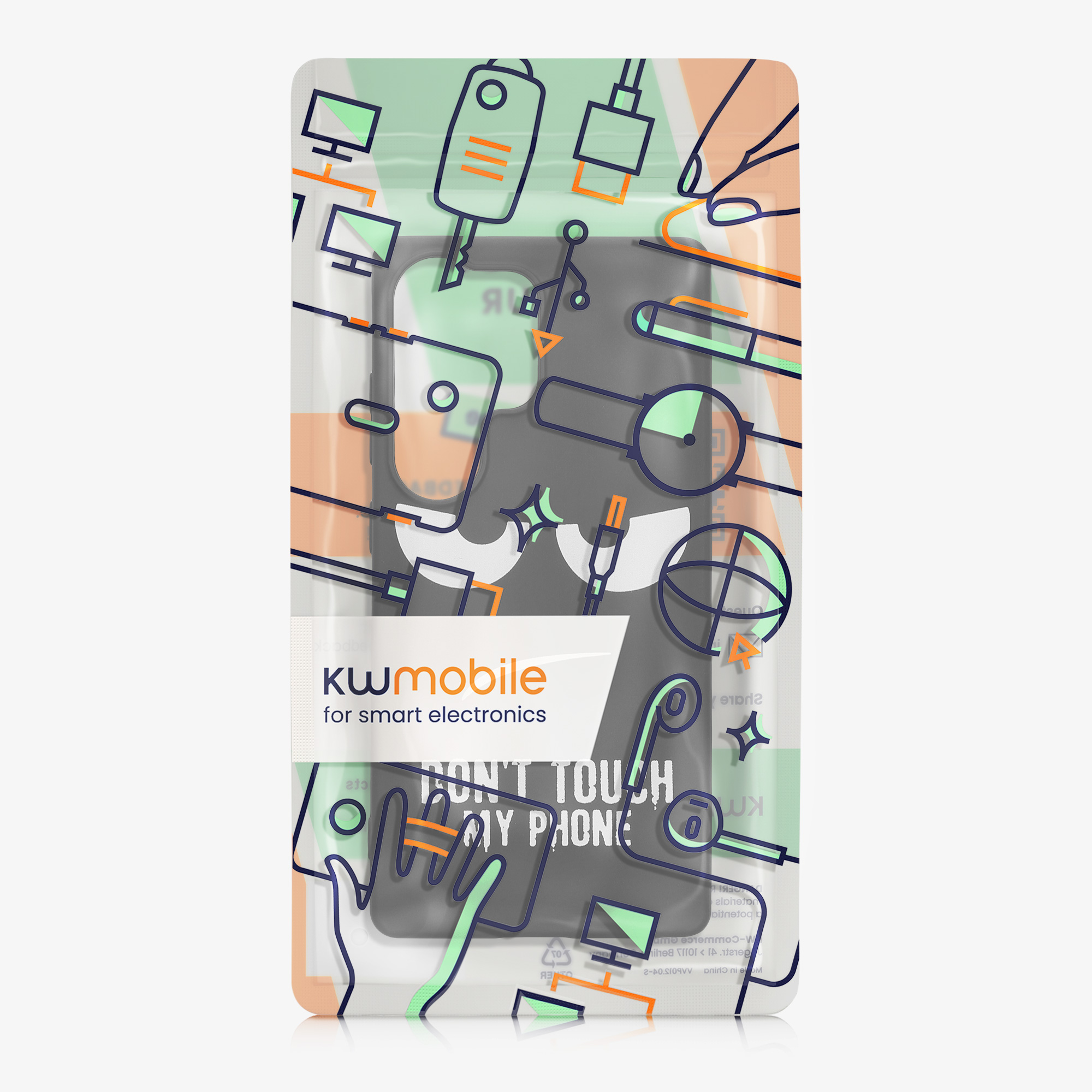 Kryt na mobil Samsung Galaxy S25 Ultra kwmobile bílá / černá
