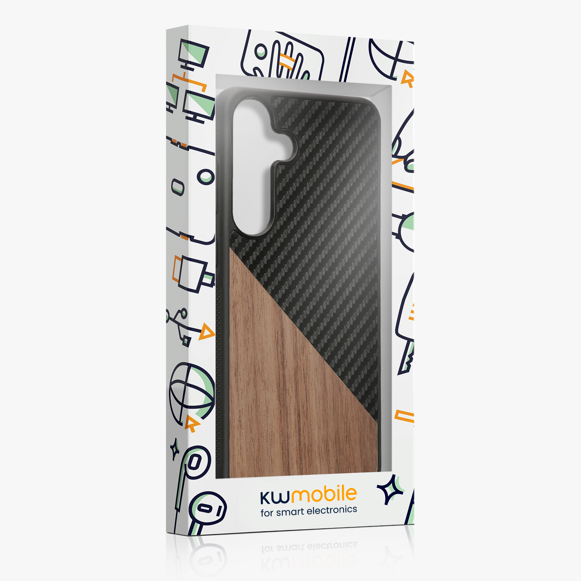 Kryt na mobil Samsung Galaxy S25 Plus kwmobile černá