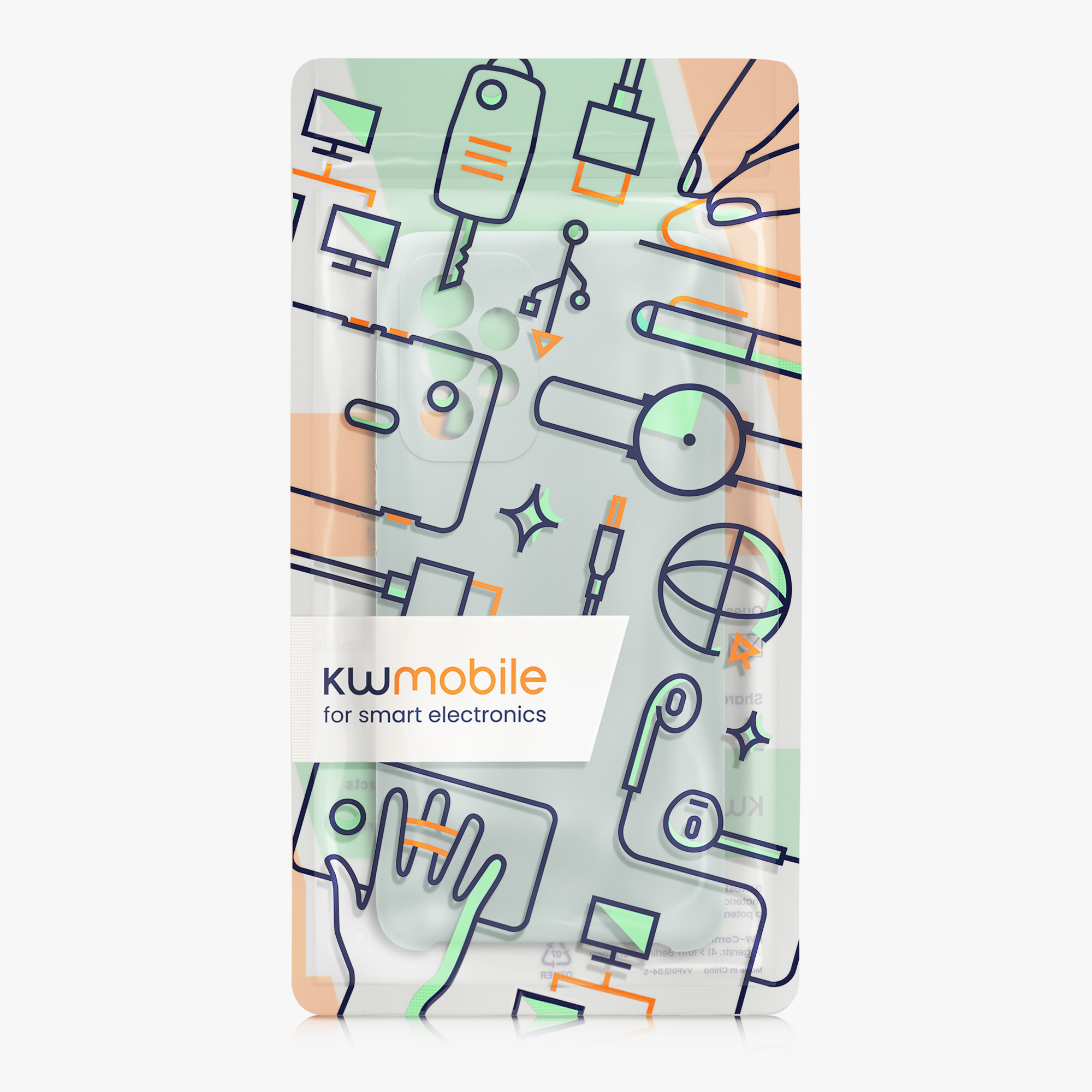 Kryt na mobil Samsung Galaxy A52 / A52 5G / A52s 5G kwmobile slim matný TPU Chladná mátová