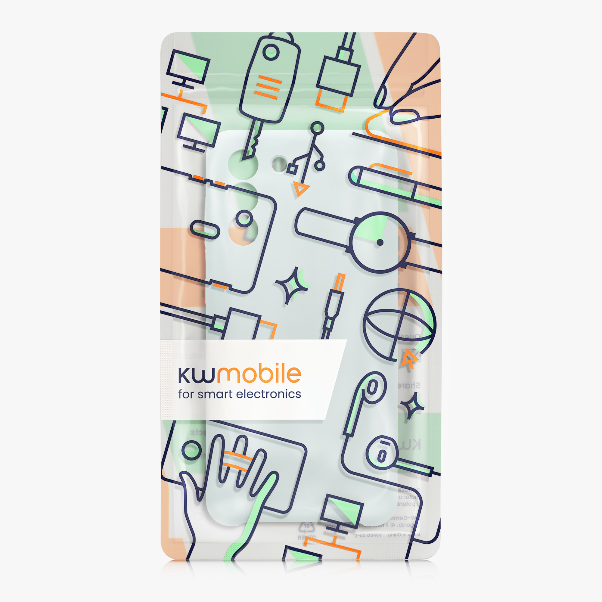 Matný kryt na mobil Samsung Galaxy S21 kwmobile mintový