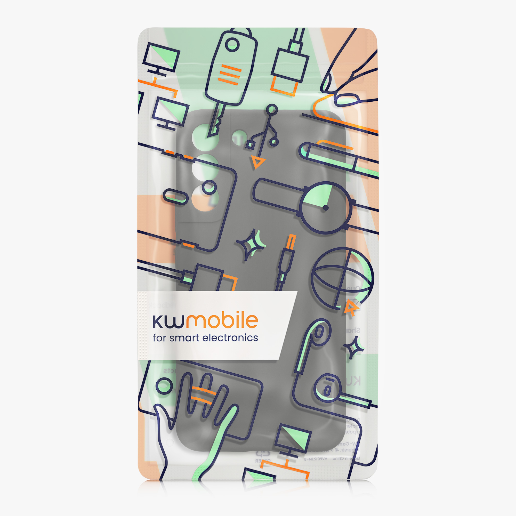 Kryt na mobil Galaxy S22 Plus kwmobile Soft Touch tmavě šedá