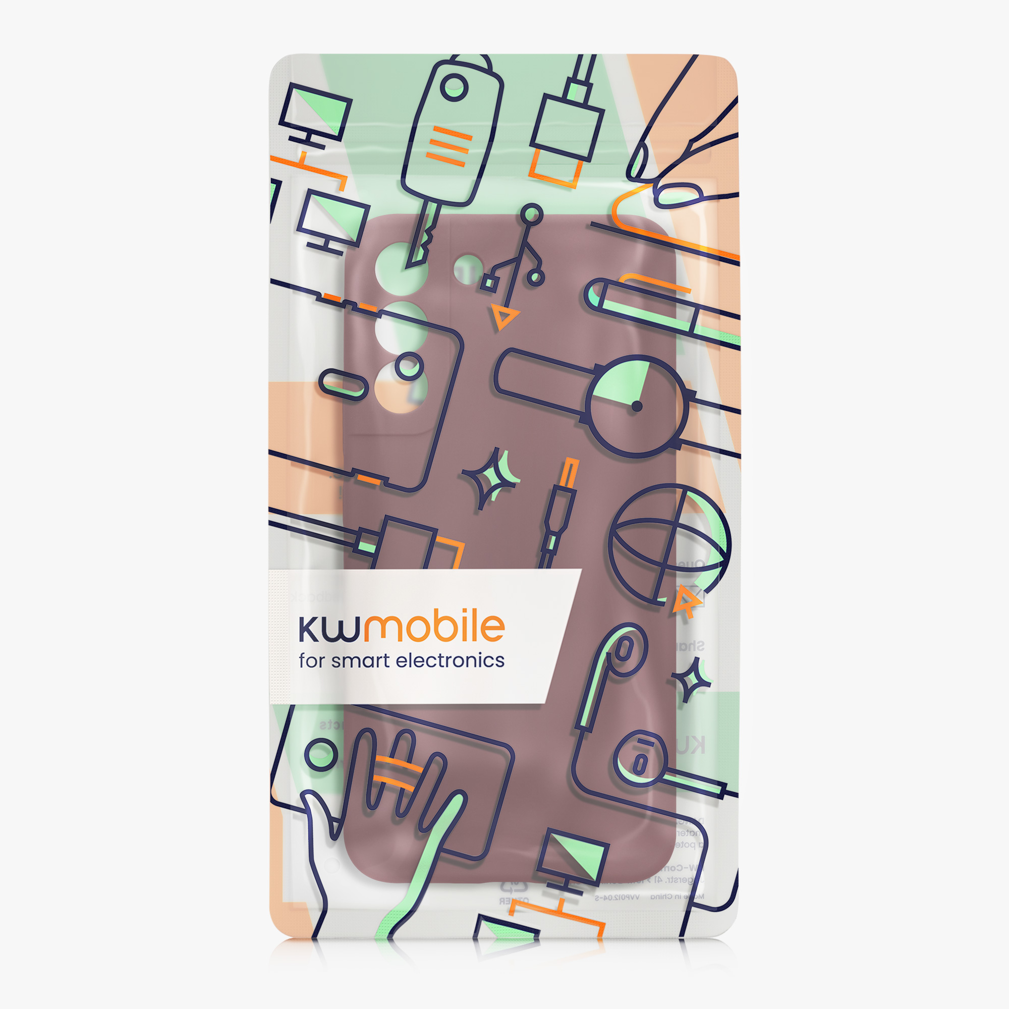 Kryt na mobil Galaxy S22 Plus kwmobile Soft Touch vínově fialová