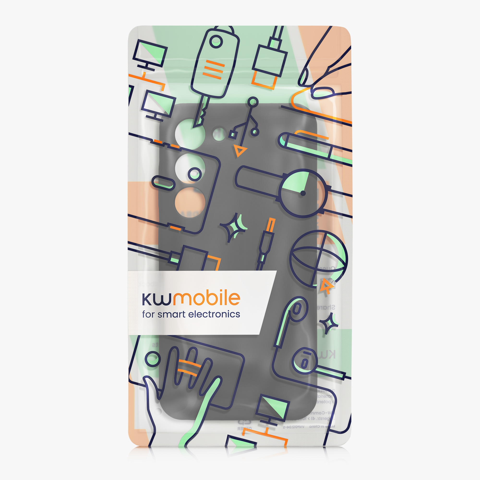 Silikonový kryt na mobil Galaxy S23 kwmobile černá