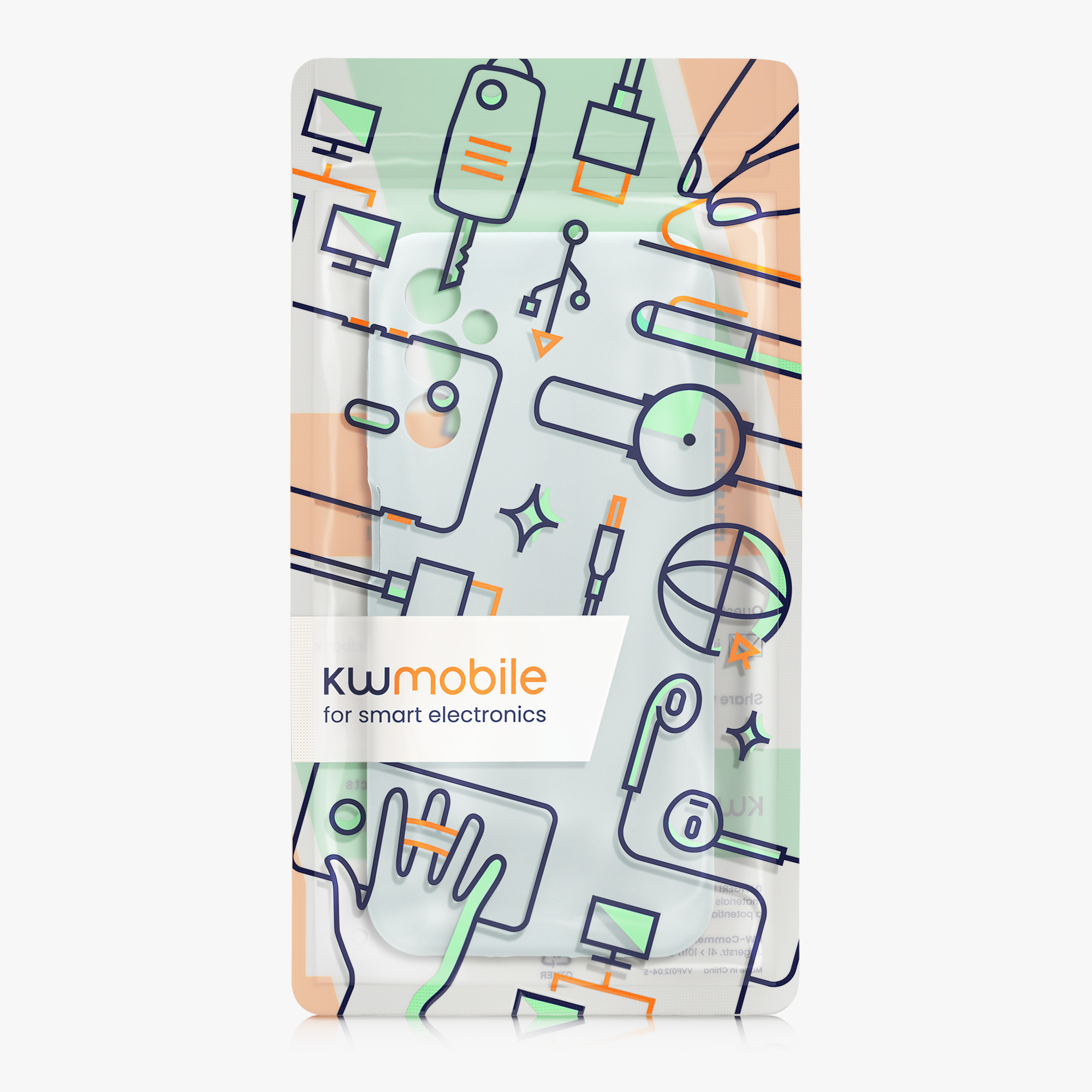 Kryt na mobil Samsung Galaxy A14 5G kwmobile slim matný TPU Chladná mátová