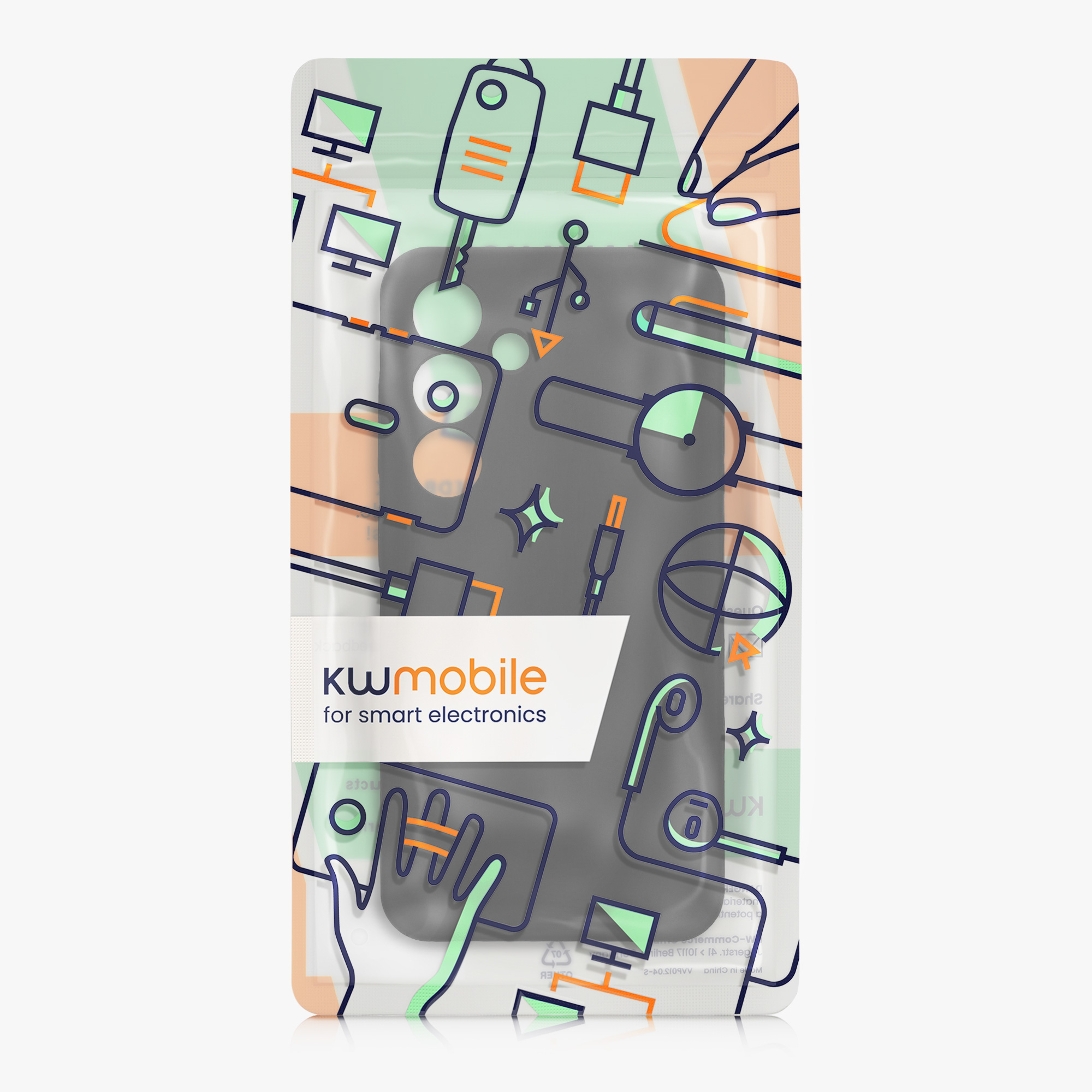 Silikonový kryt na mobil Galaxy S24 kwmobile černá