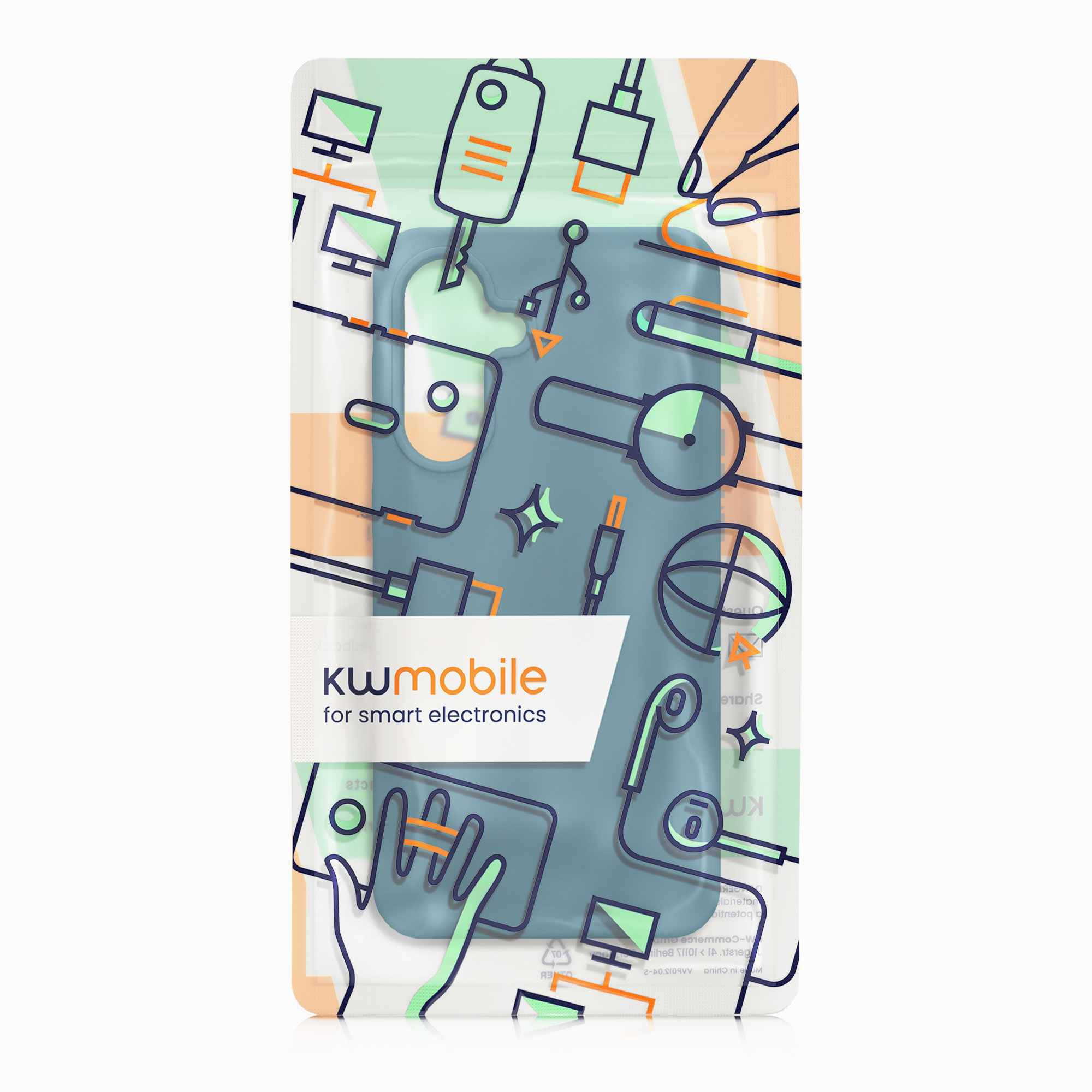 Kryt na mobil Samsung Galaxy A56 5G kwmobile TPU Matná petrolejová
