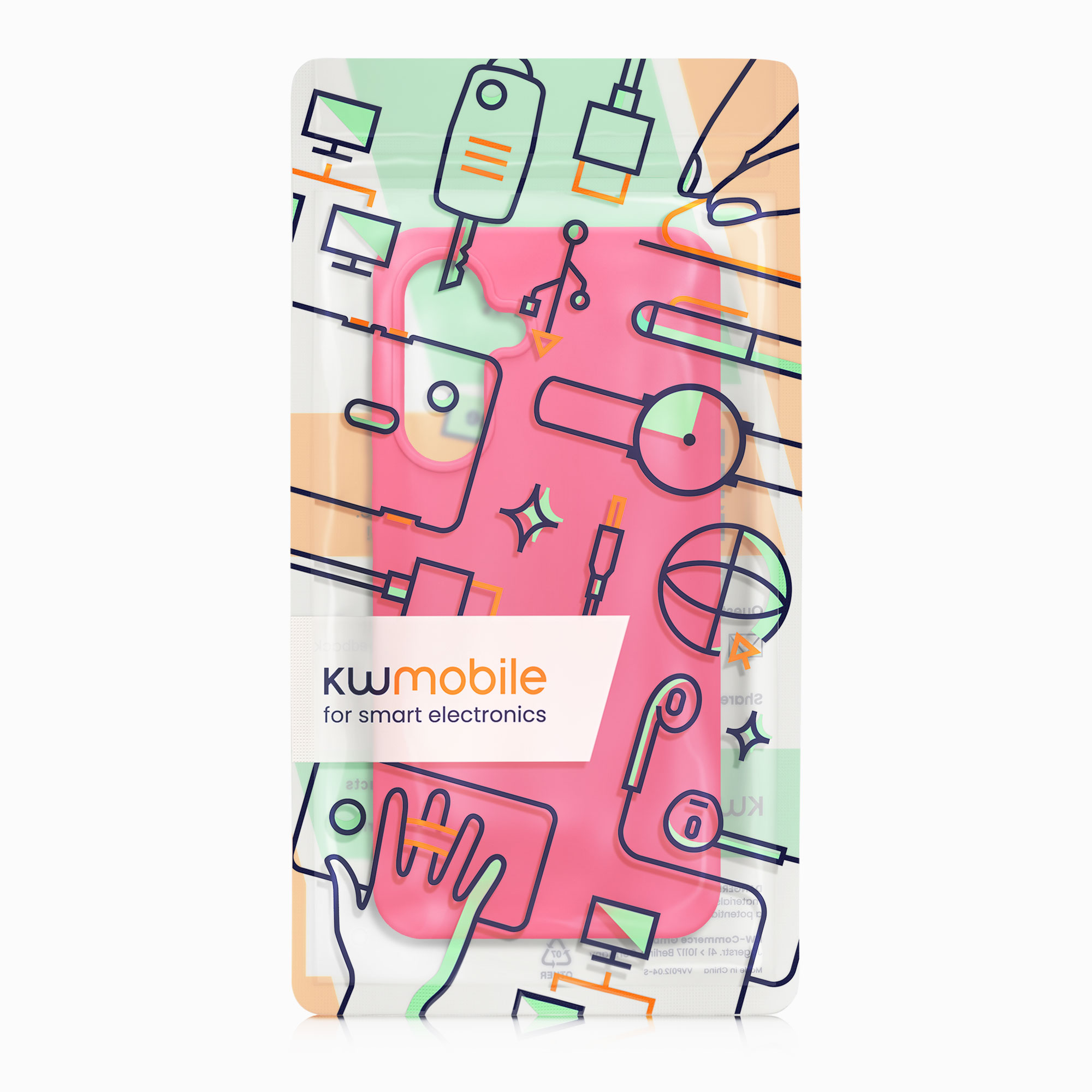 Kryt na mobil Samsung Galaxy A56 5G kwmobile TPU Neonová růžová