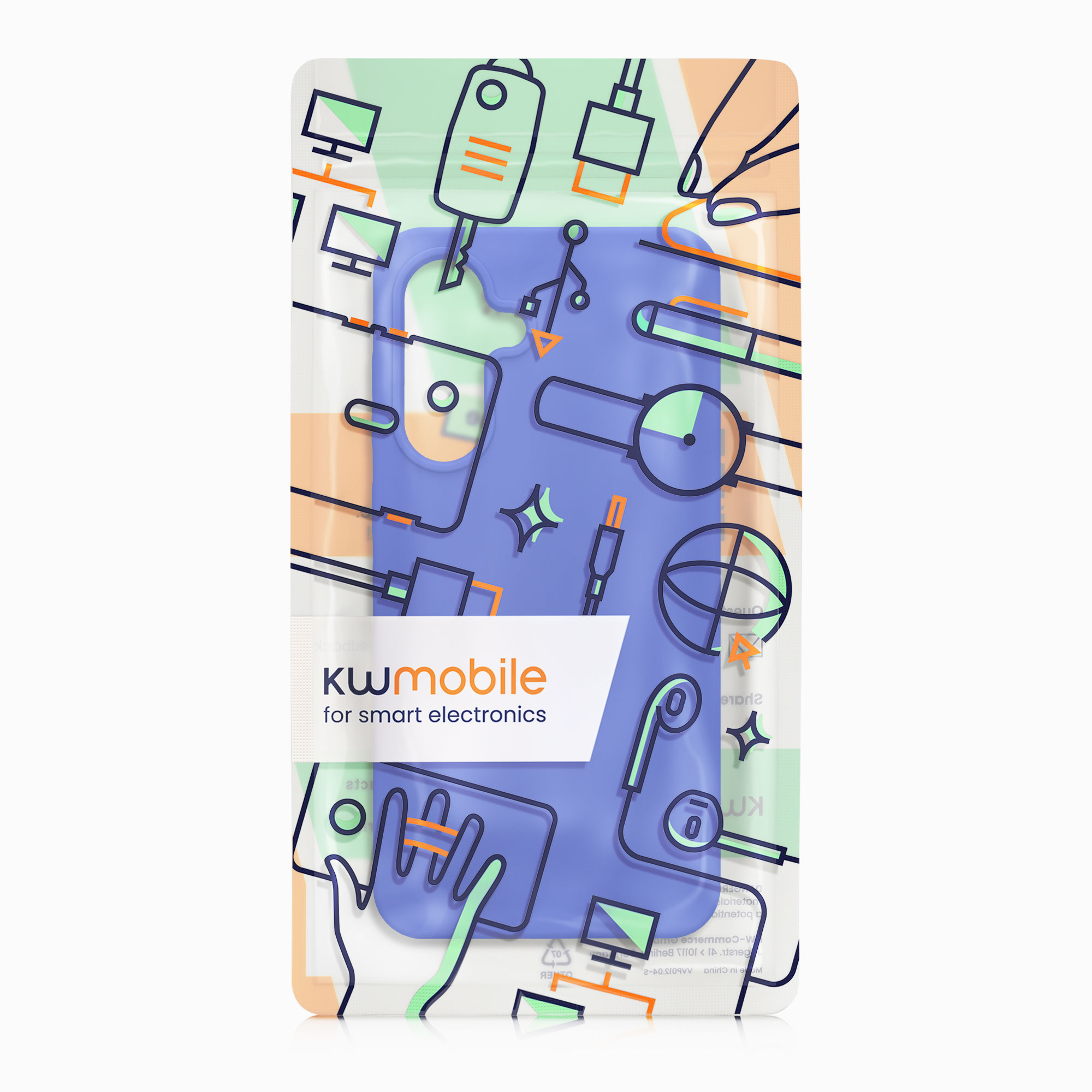 Kryt na mobil Samsung Galaxy A56 5G kwmobile TPU Baltická modrá