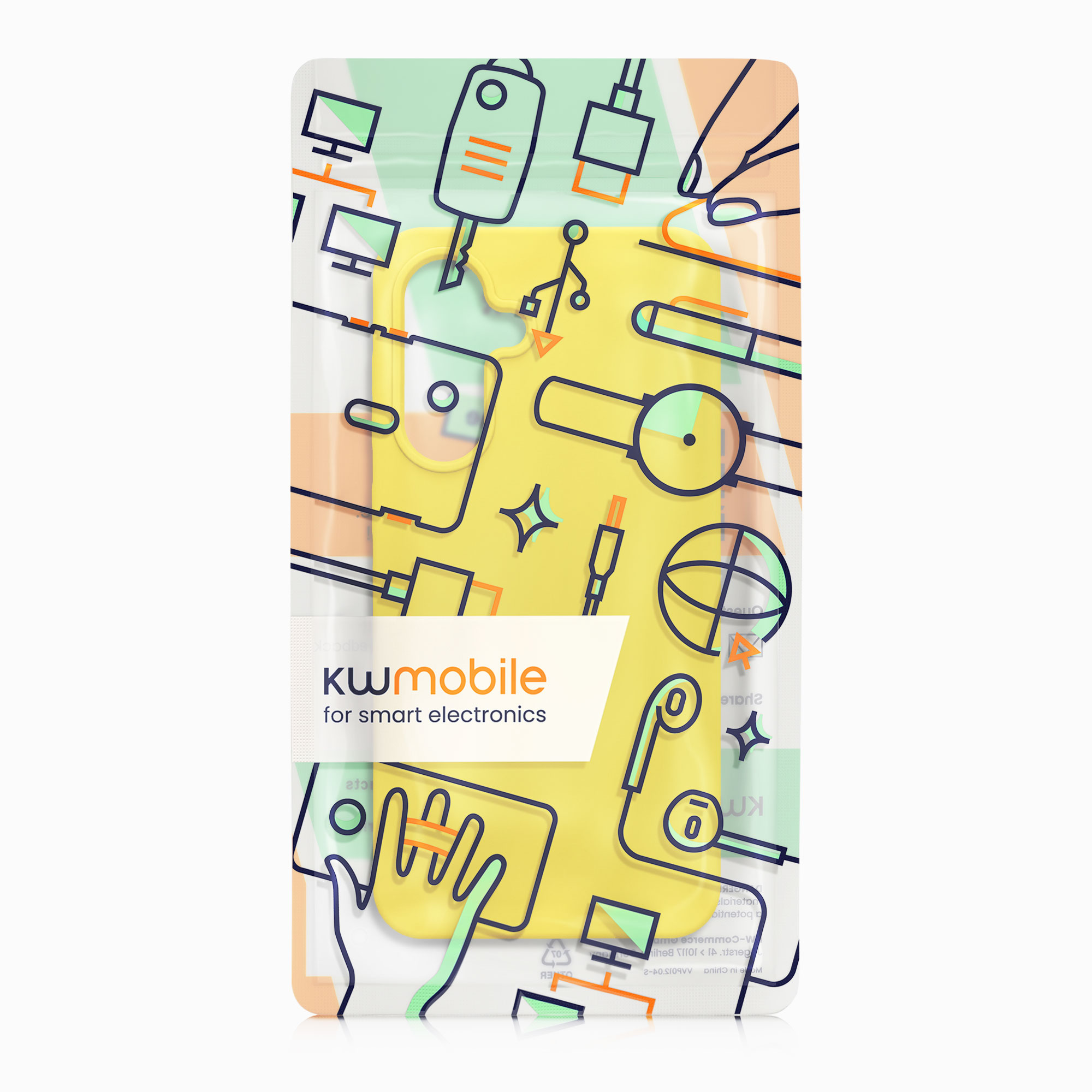 Kryt na mobil Samsung Galaxy A56 5G kwmobile TPU Zářivá žlutá