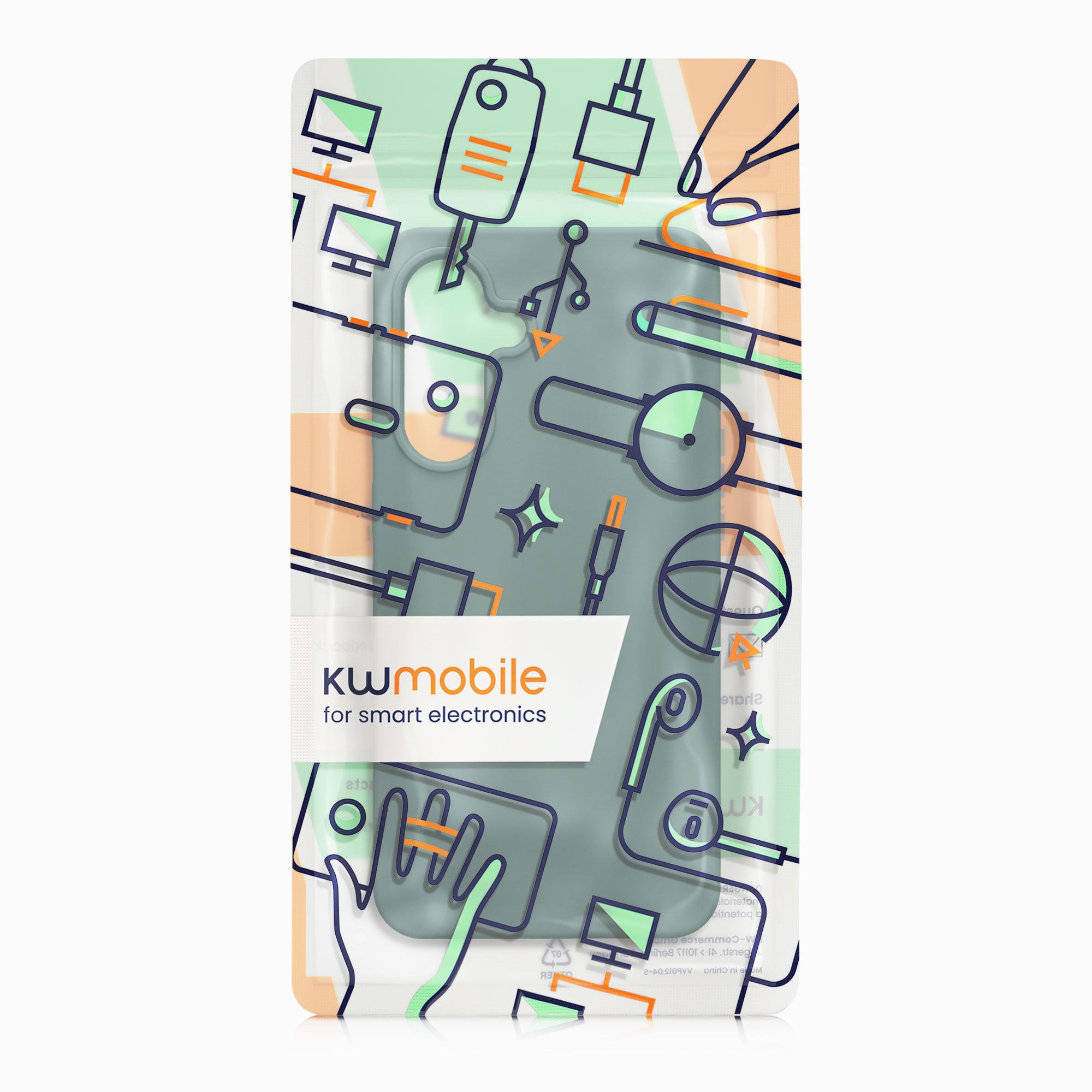 Kryt na mobil Samsung Galaxy A56 5G kwmobile TPU Lesní zelená