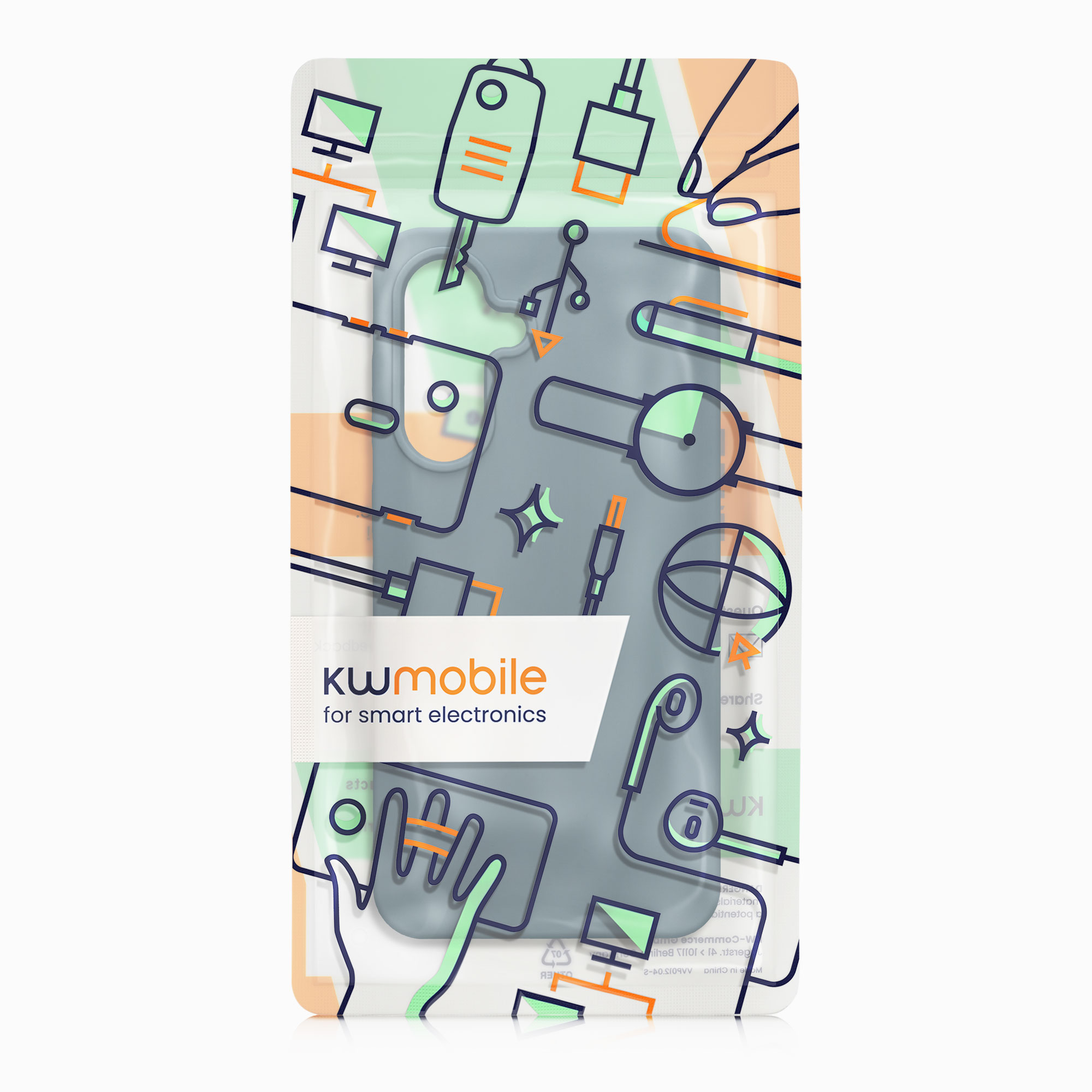 Kryt na mobil Samsung Galaxy A56 5G kwmobile TPU Tmavě břidlicová