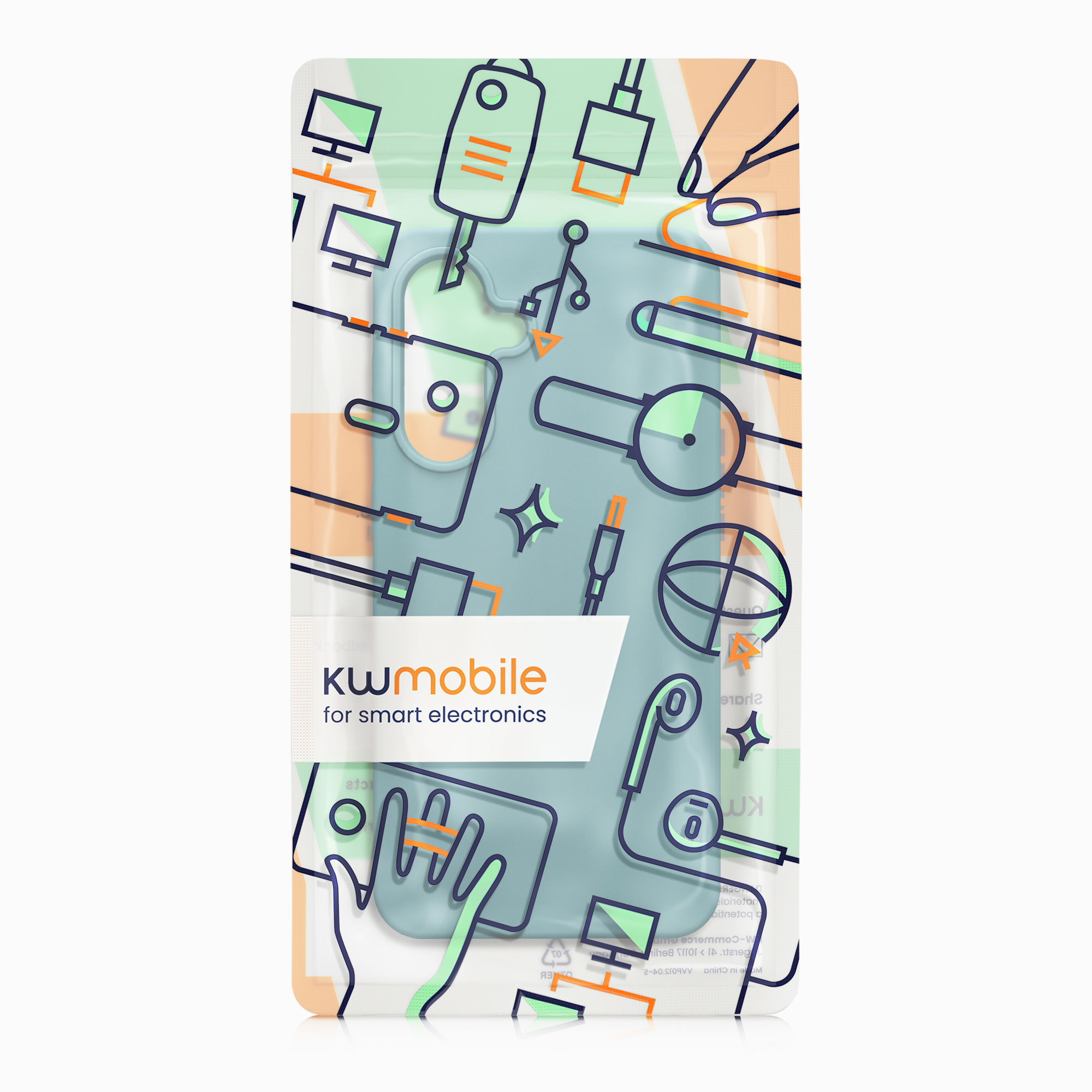 Kryt na mobil Samsung Galaxy A56 5G kwmobile TPU Arktická noc